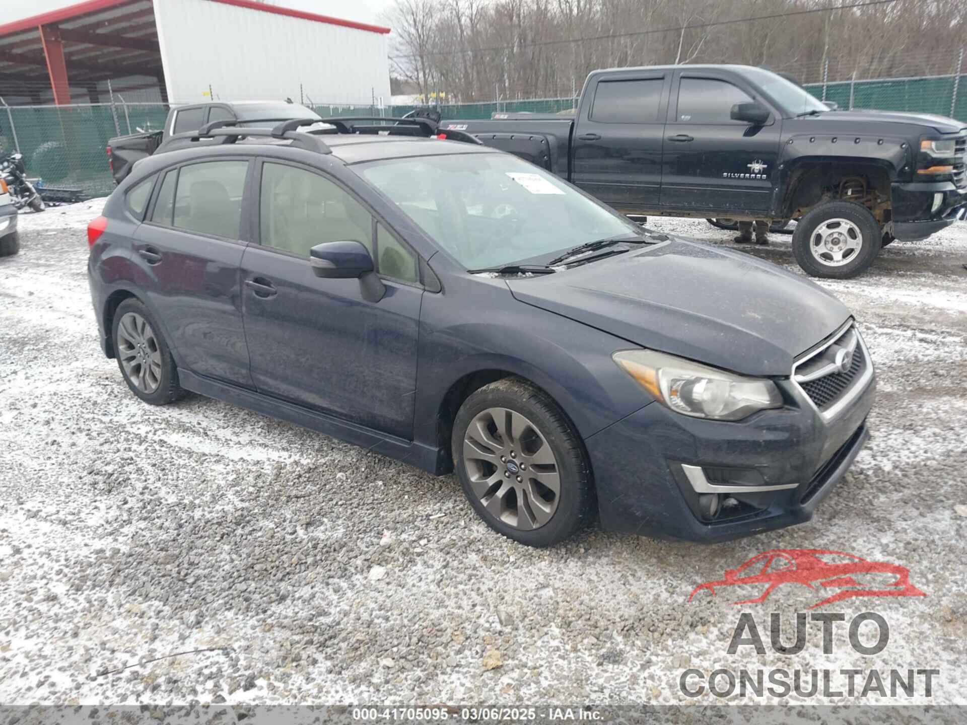 SUBARU IMPREZA 2015 - JF1GPAV65FH208503
