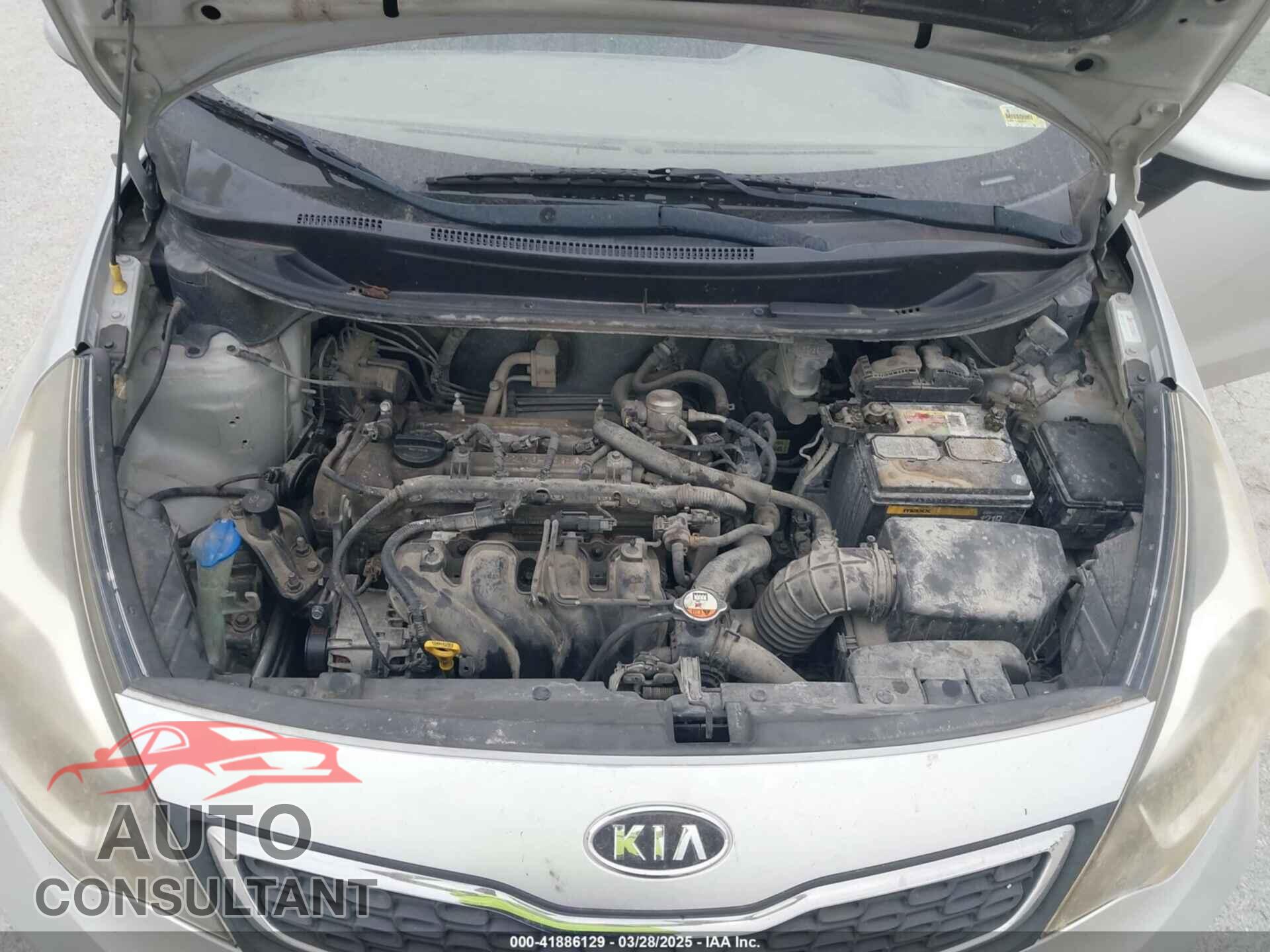 KIA RIO 2012 - KNADN4A33C6050974