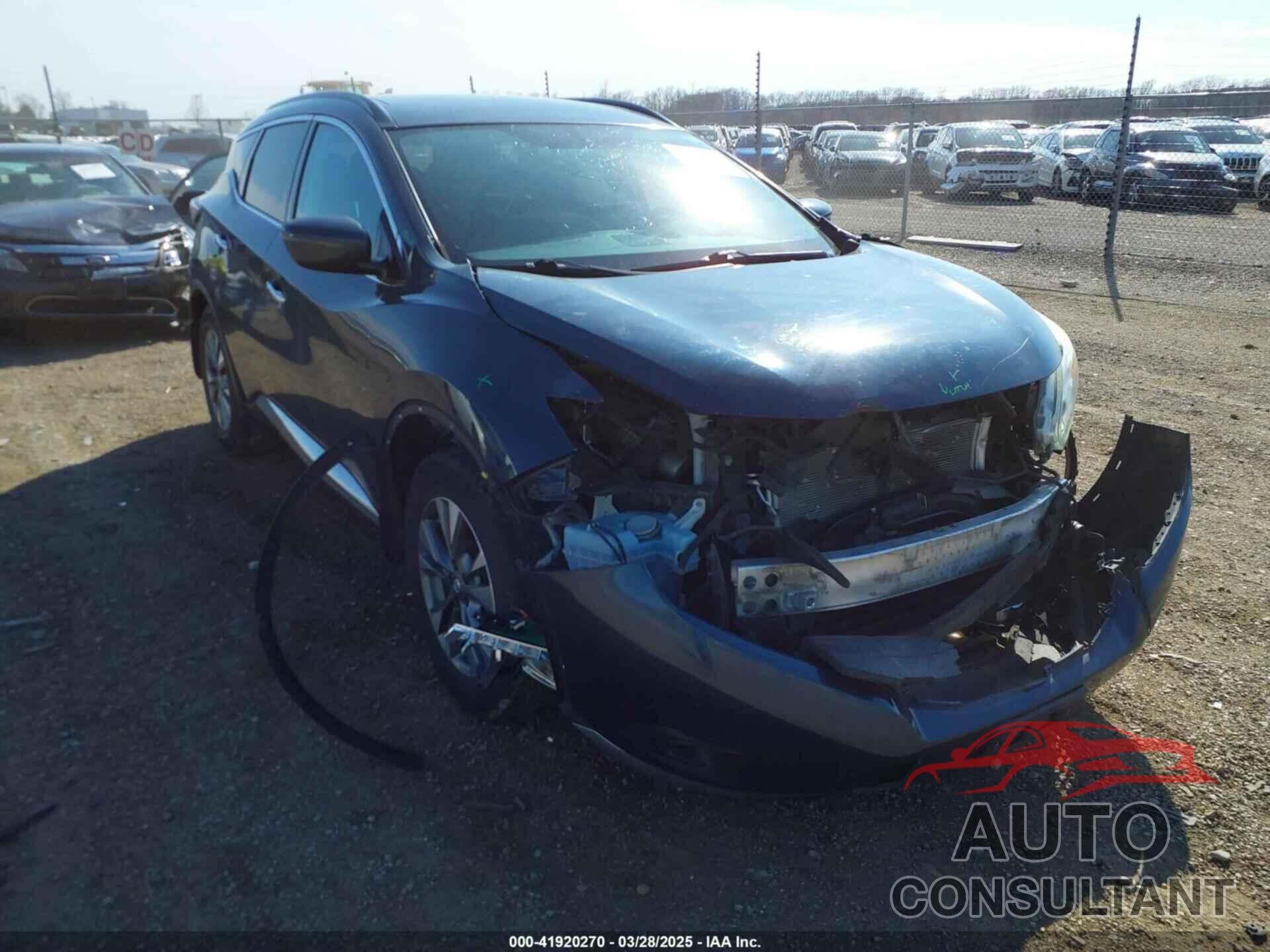NISSAN MURANO 2016 - 5N1AZ2MH6GN143047