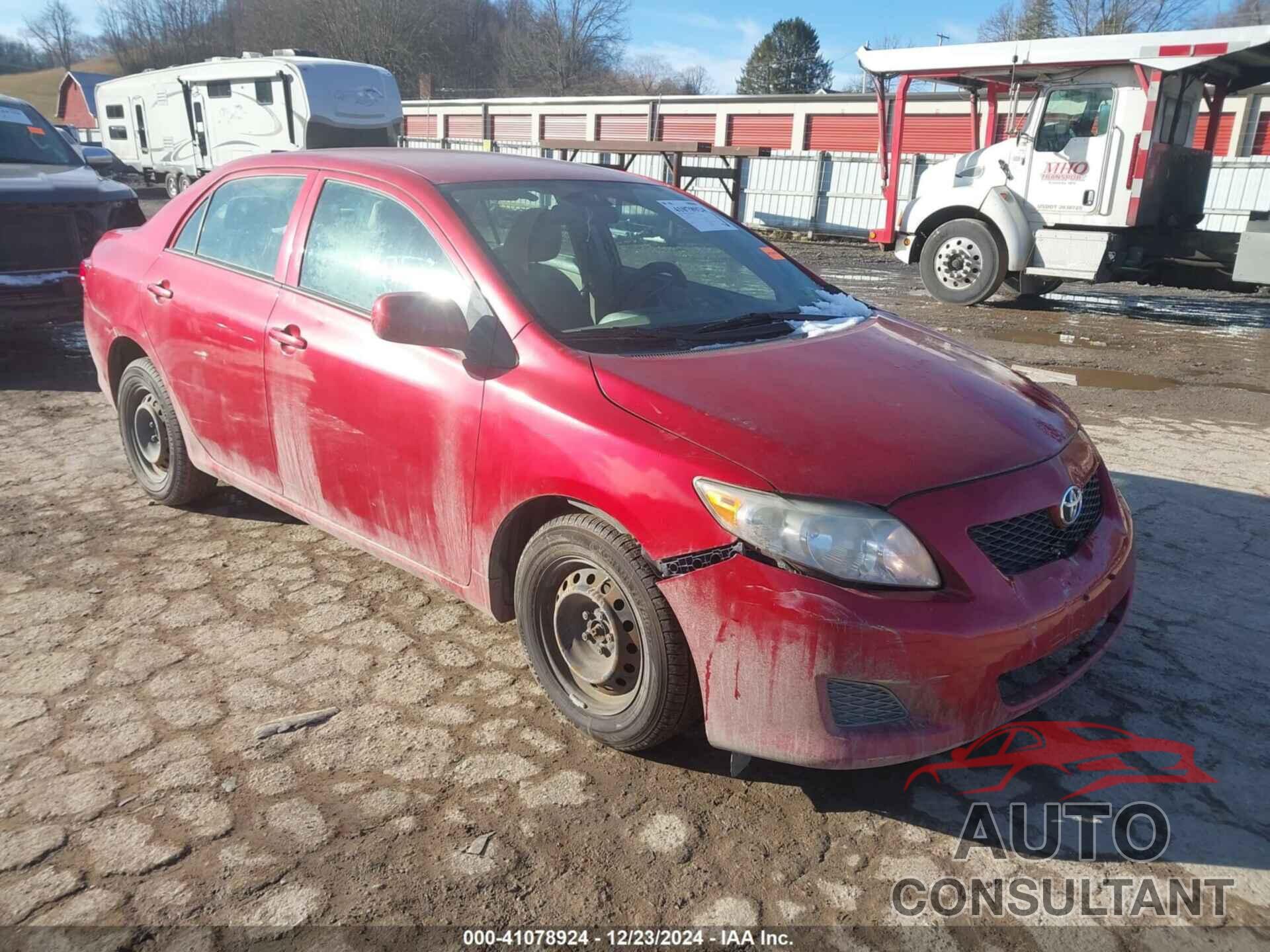 TOYOTA COROLLA 2009 - 1NXBU40E99Z079315