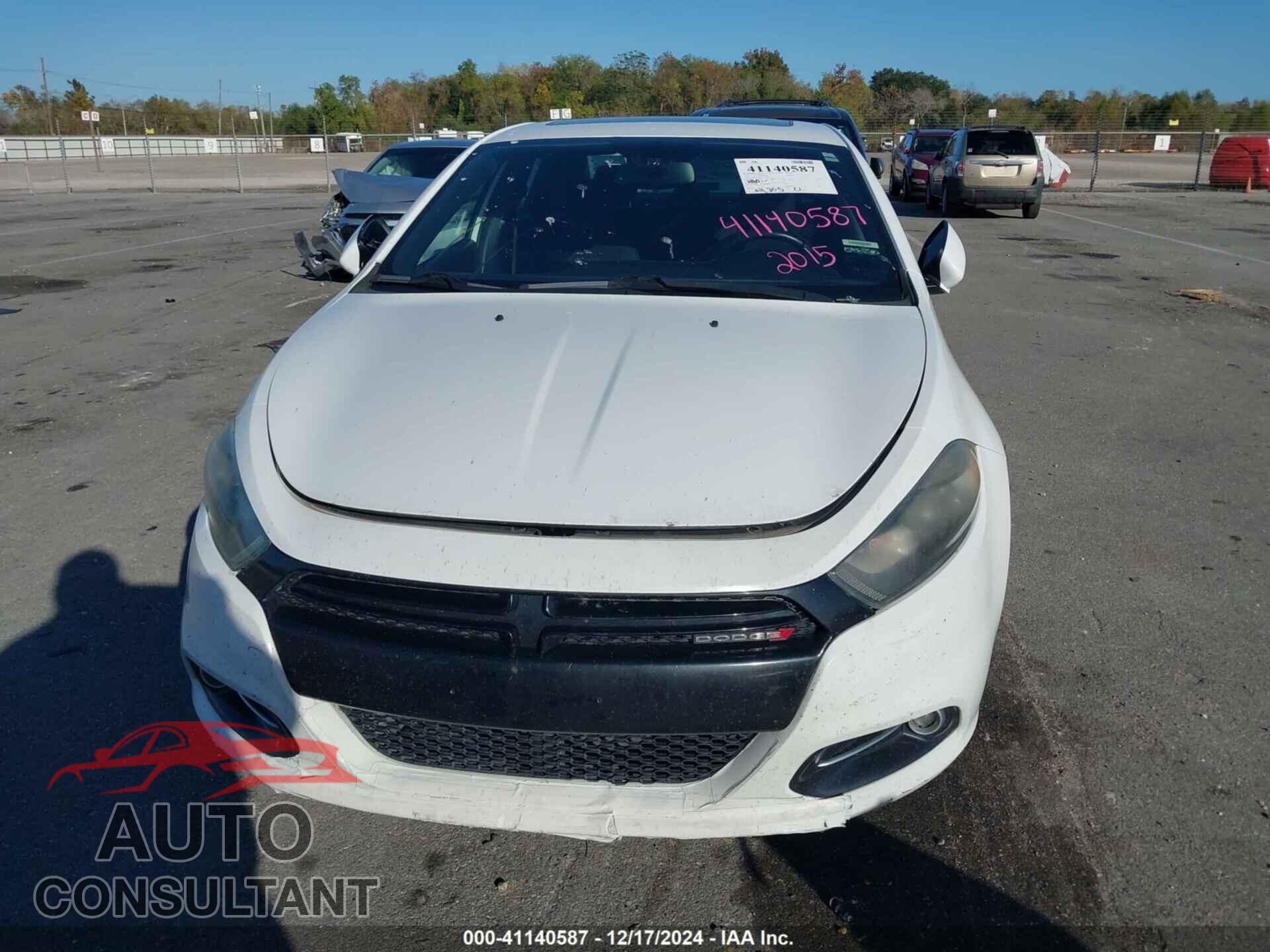 DODGE DART 2015 - 1C3CDFBB4FD174677