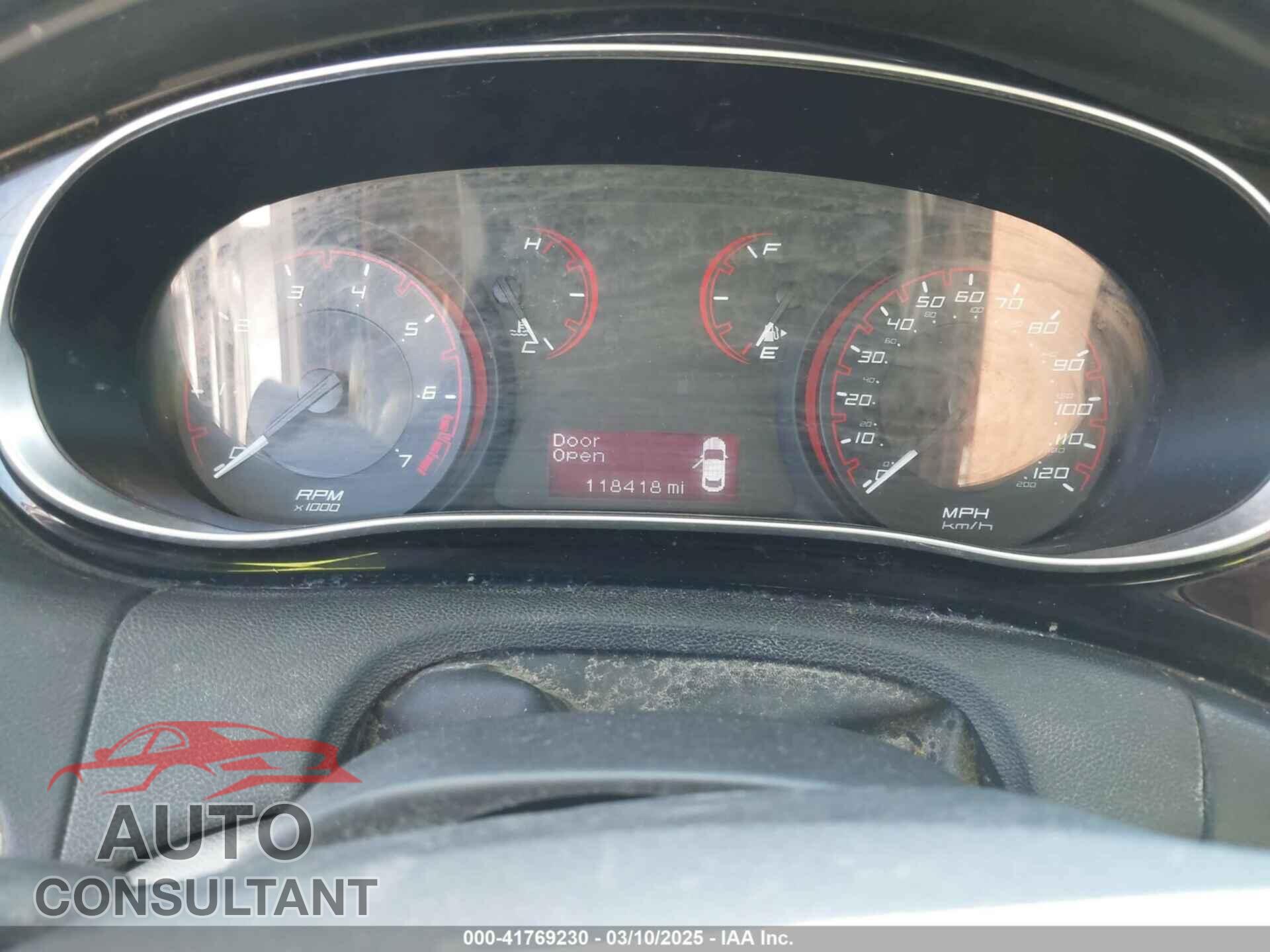 DODGE DART 2013 - 1C3CDFBA3DD343169