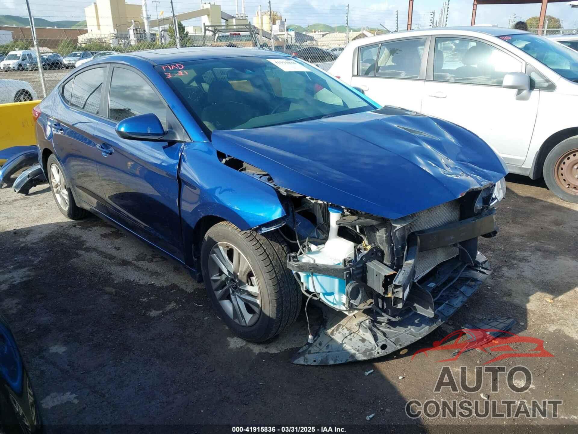 HYUNDAI ELANTRA 2019 - 5NPD84LF3KH419838