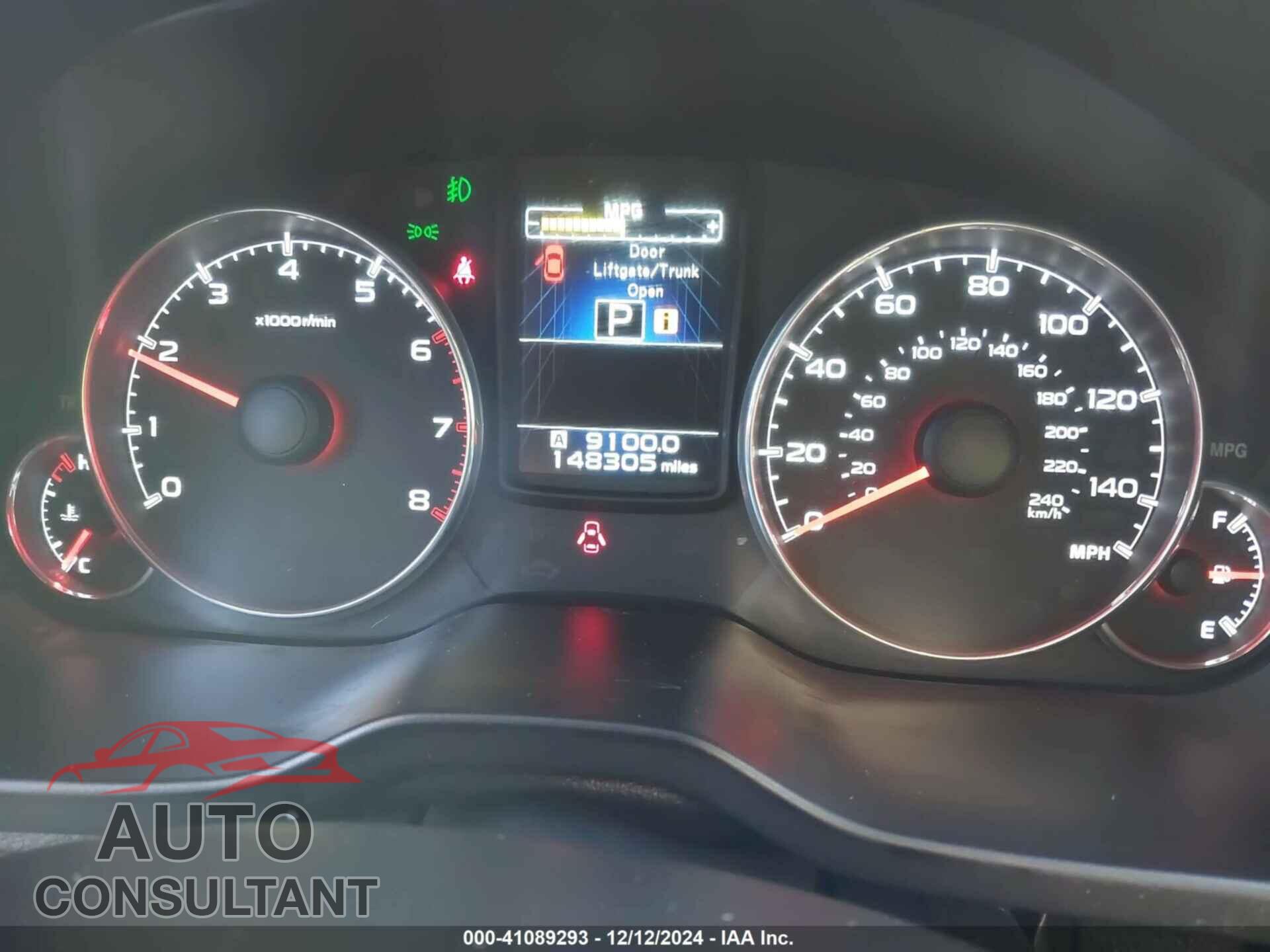 SUBARU OUTBACK 2014 - 4S4BRBLC9E3207701