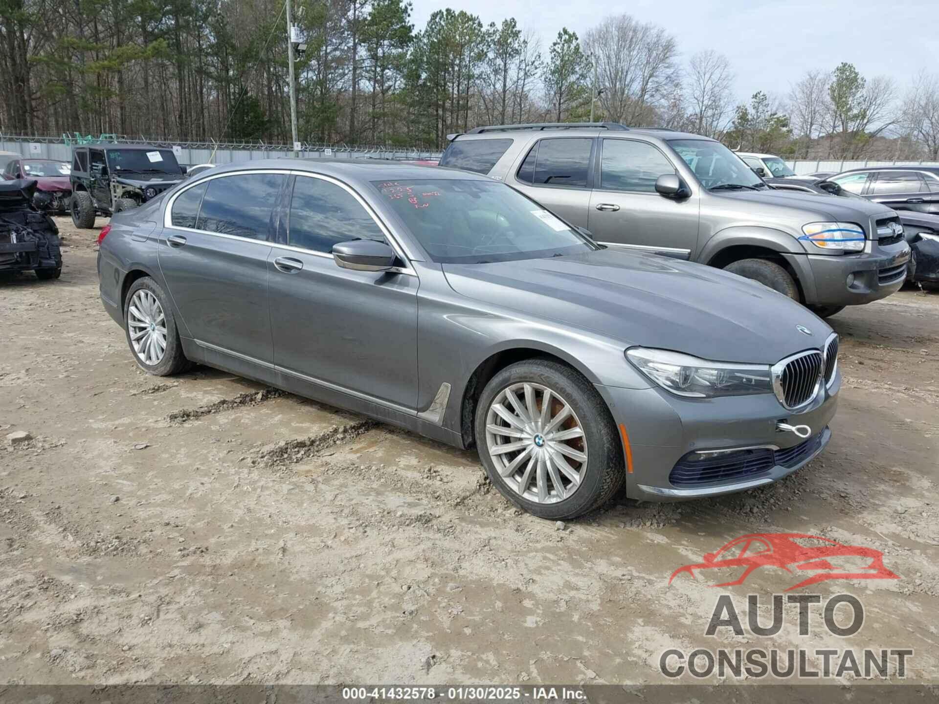 BMW 740I 2017 - WBA7E2C54HG740170