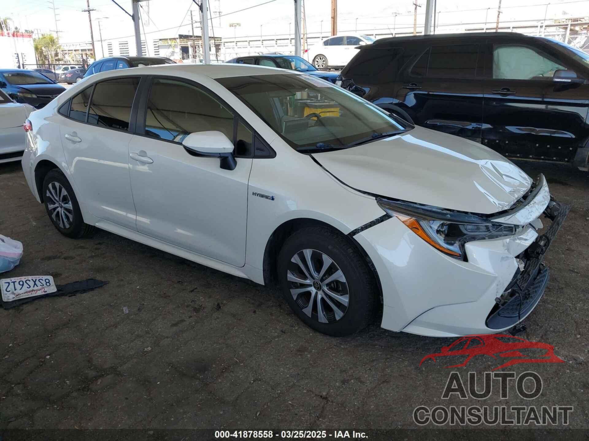 TOYOTA COROLLA 2021 - JTDEAMDE2MJ010982