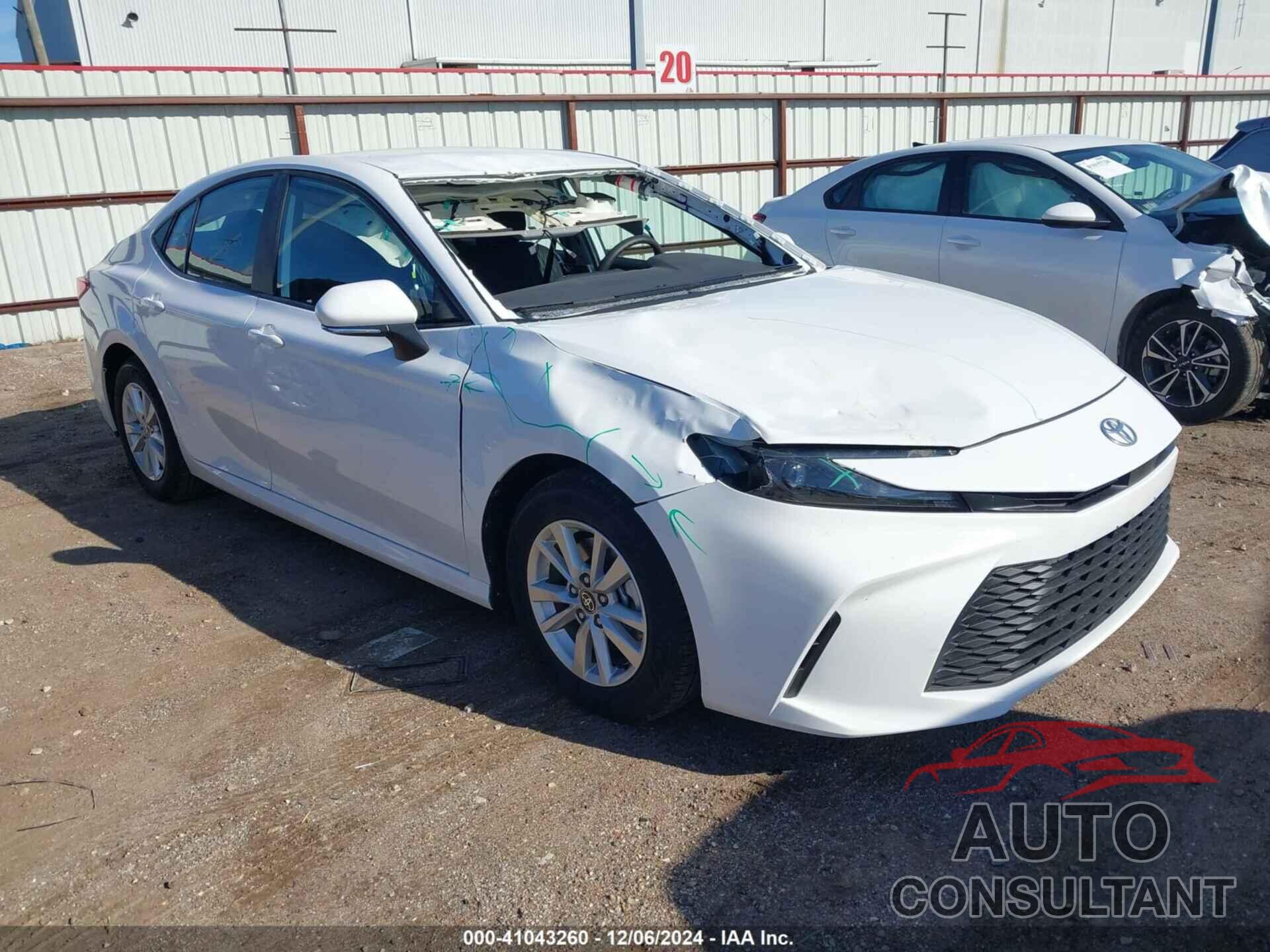 TOYOTA CAMRY 2025 - 4T1DAACK6SU555625