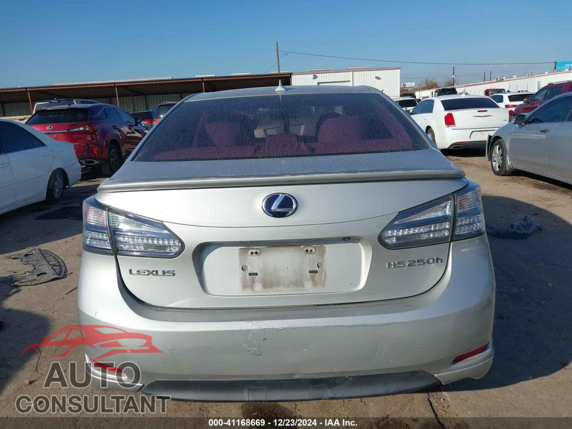 LEXUS HS 2010 - JTHBB1BA0A2021420