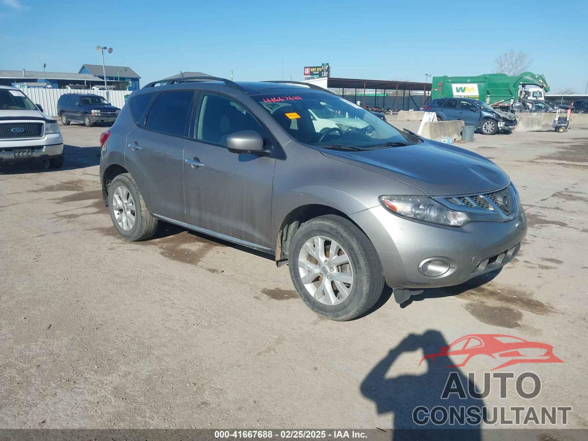 NISSAN MURANO 2011 - JN8AZ1MU0BW066744