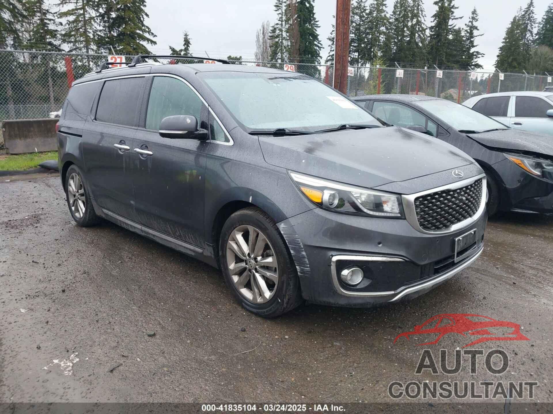 KIA SEDONA 2016 - KNDME5C16G6118727