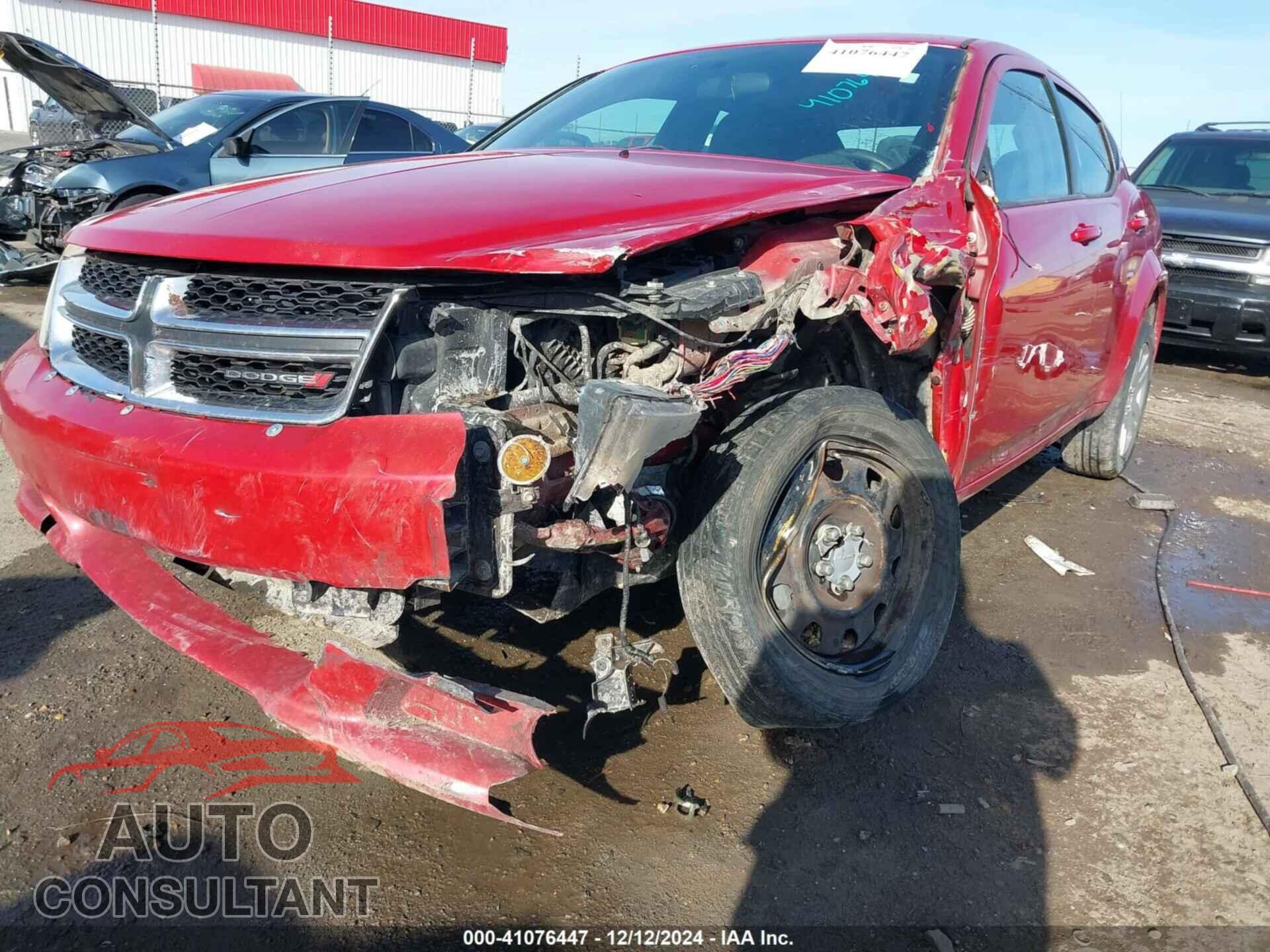 DODGE AVENGER 2013 - 1C3CDZAB8DN593948