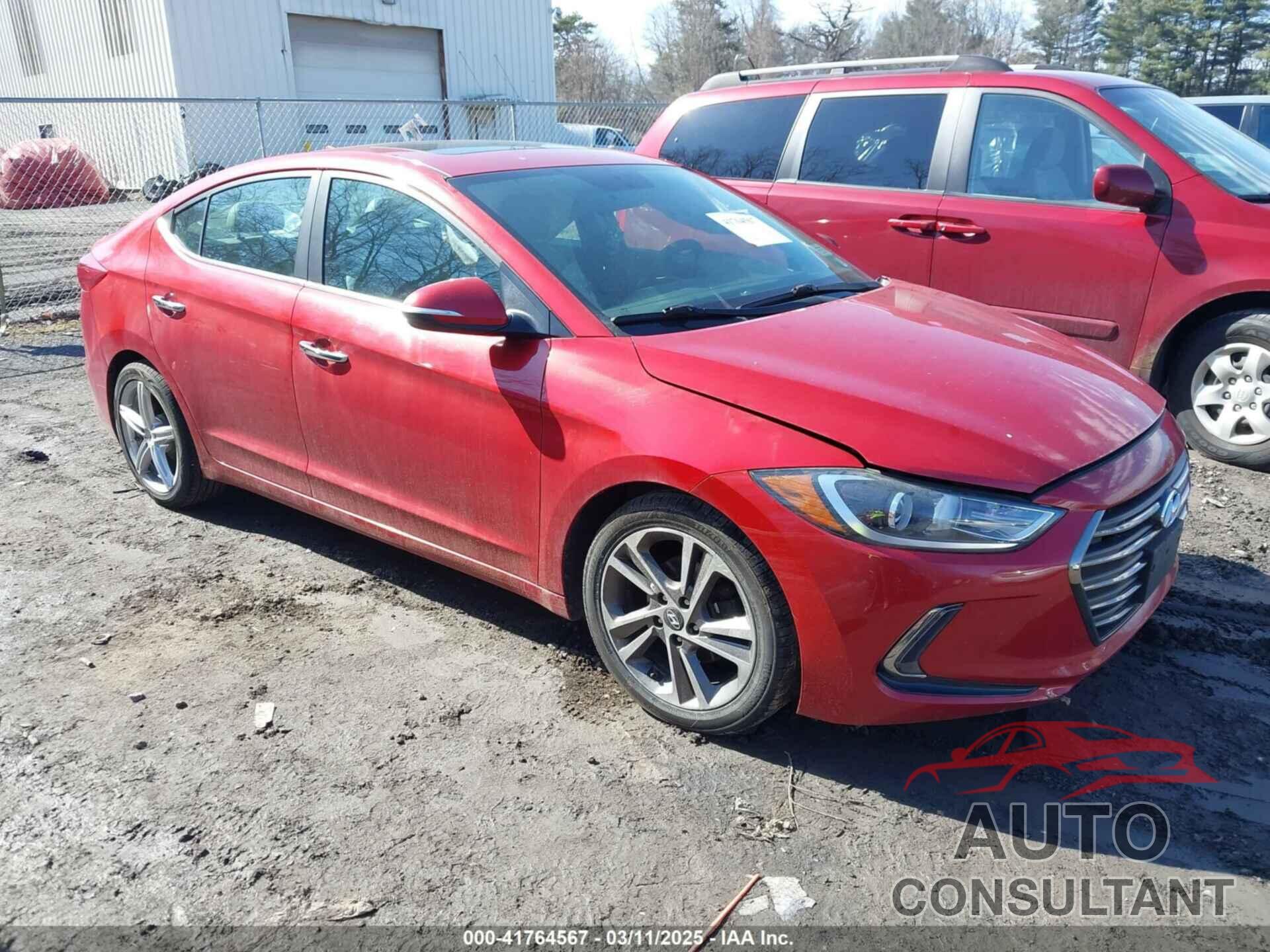 HYUNDAI ELANTRA 2017 - 5NPD84LF9HH009974