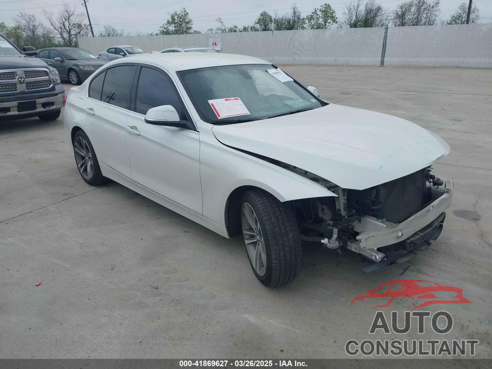 BMW 330I 2017 - WBA8B9G51HNU09431