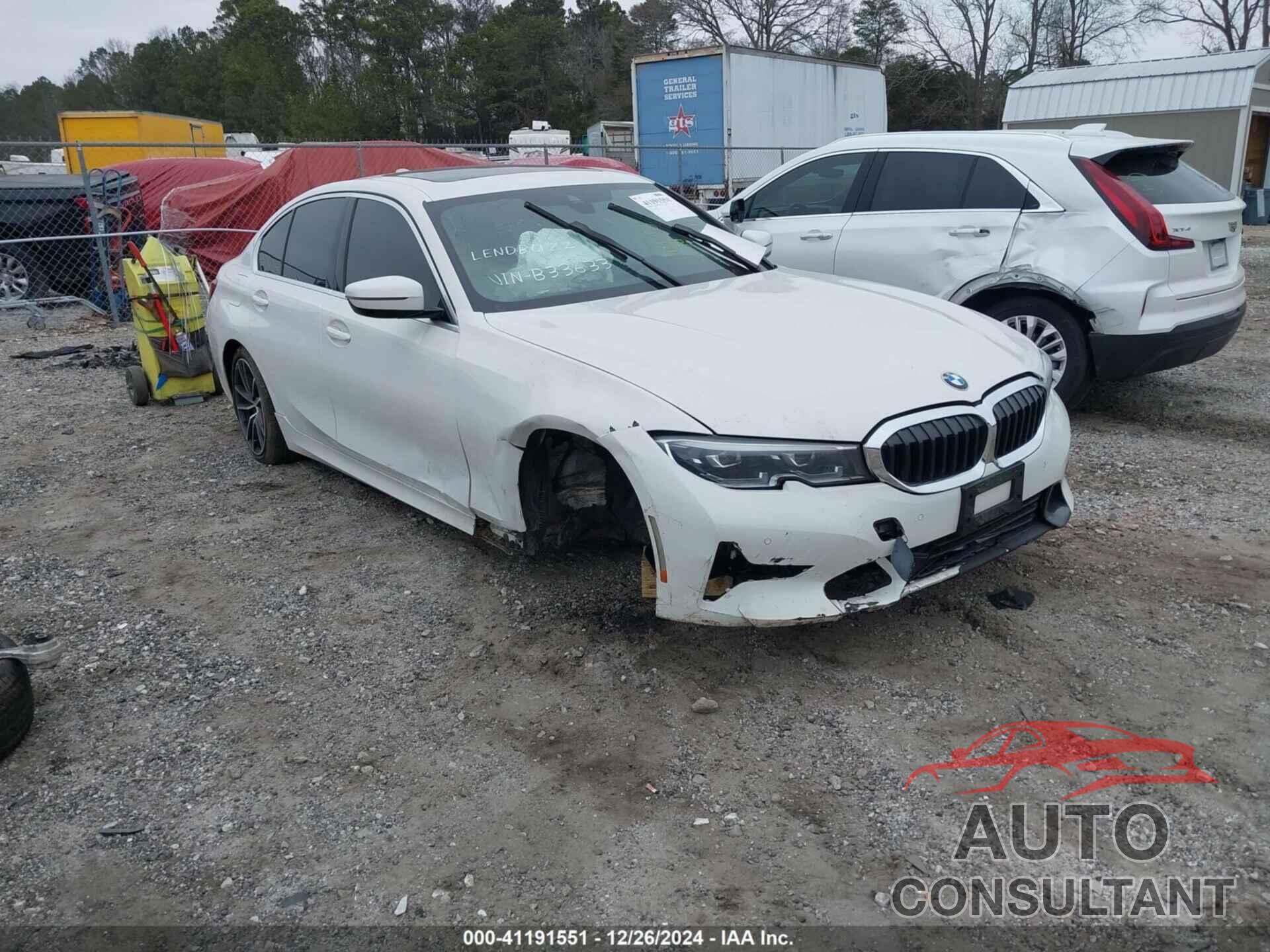 BMW 330I 2020 - 3MW5R7J08L8B33633