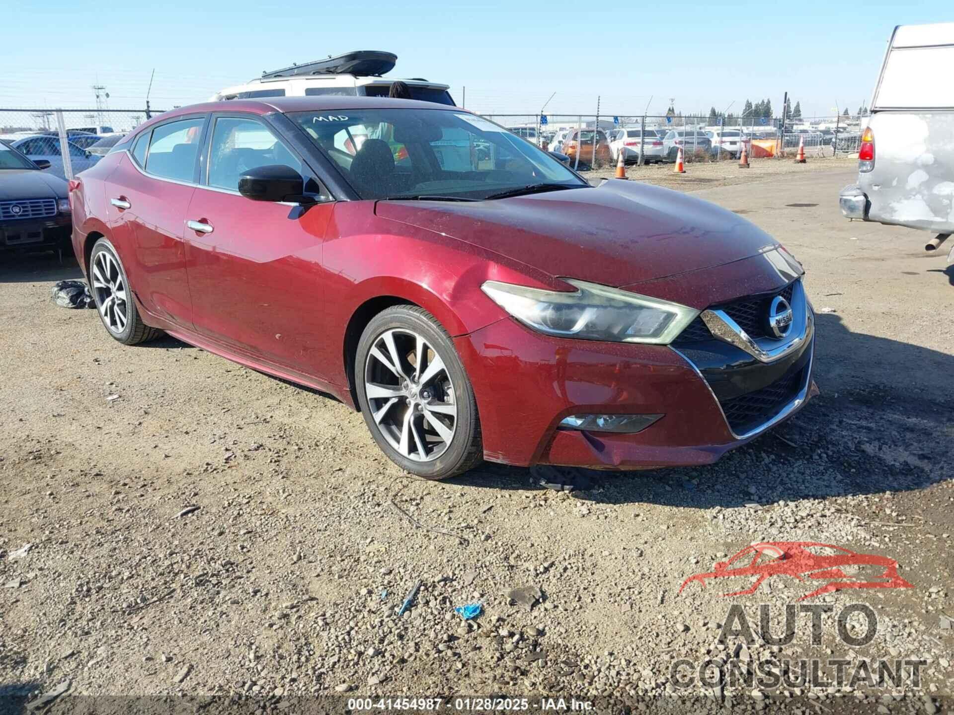 NISSAN MAXIMA 2016 - 1N4AA6AP3GC902379