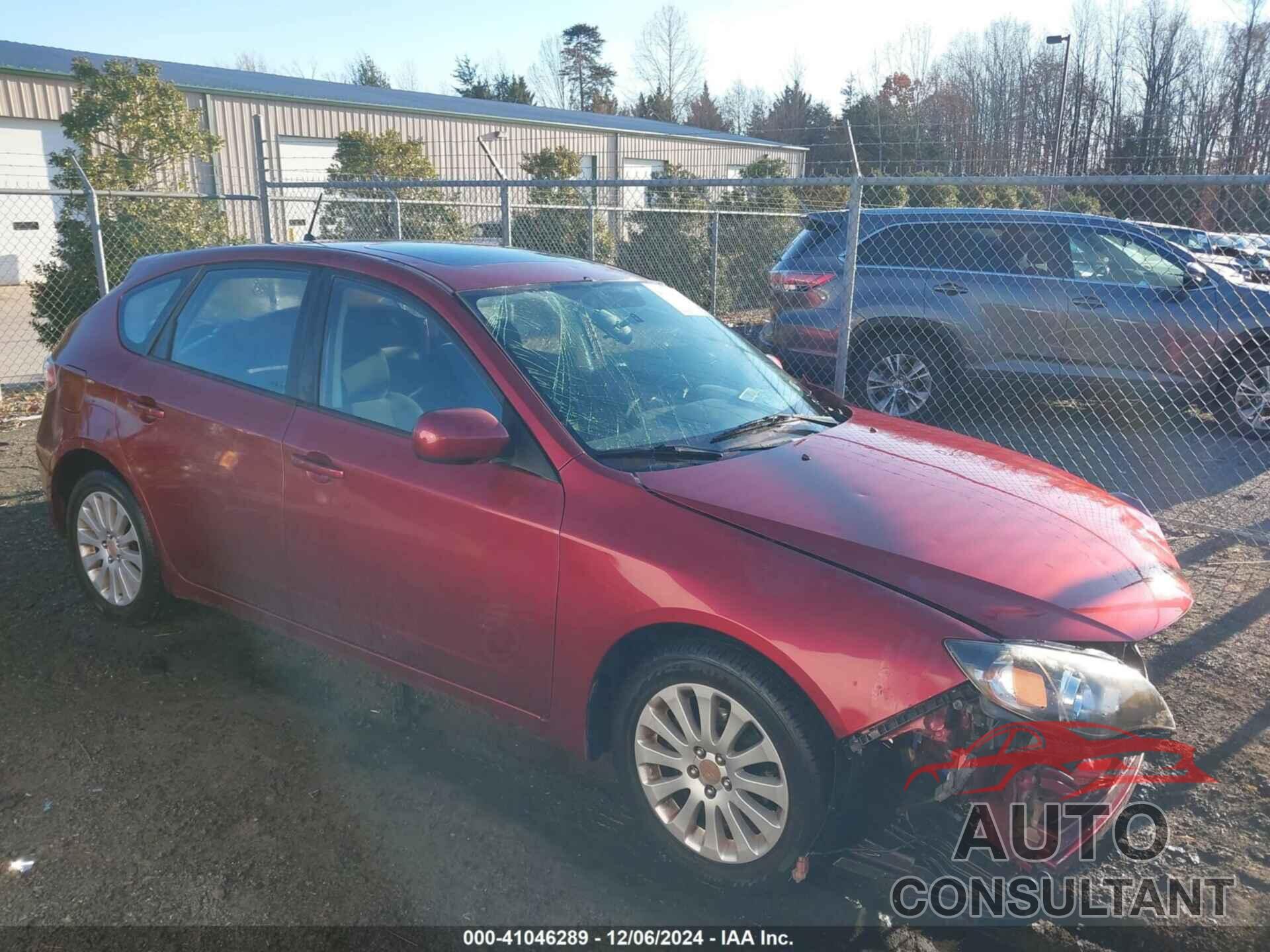 SUBARU IMPREZA 2010 - JF1GH6B66AH822094