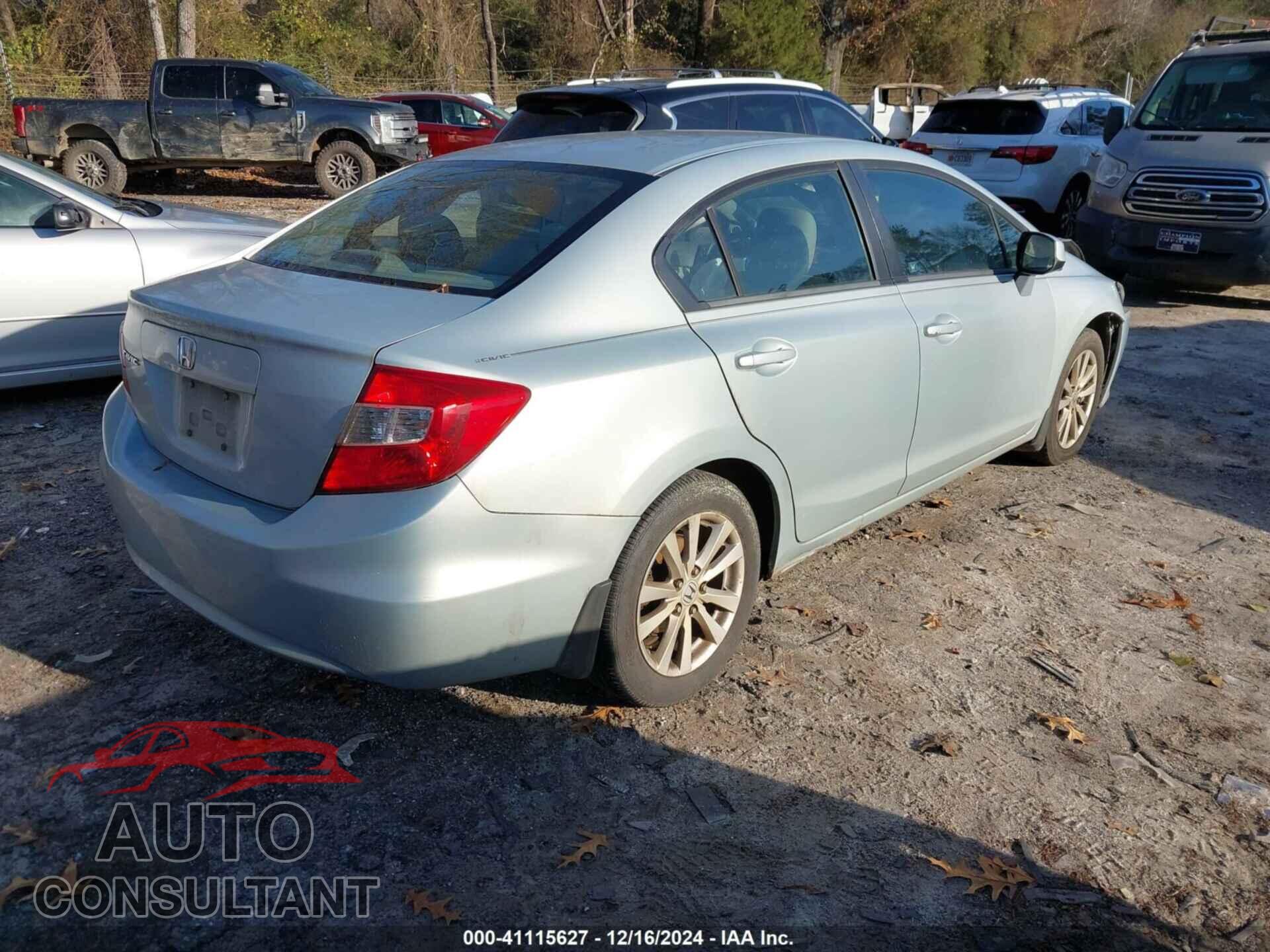 HONDA CIVIC SDN 2012 - 2HGFB2F91CH507657