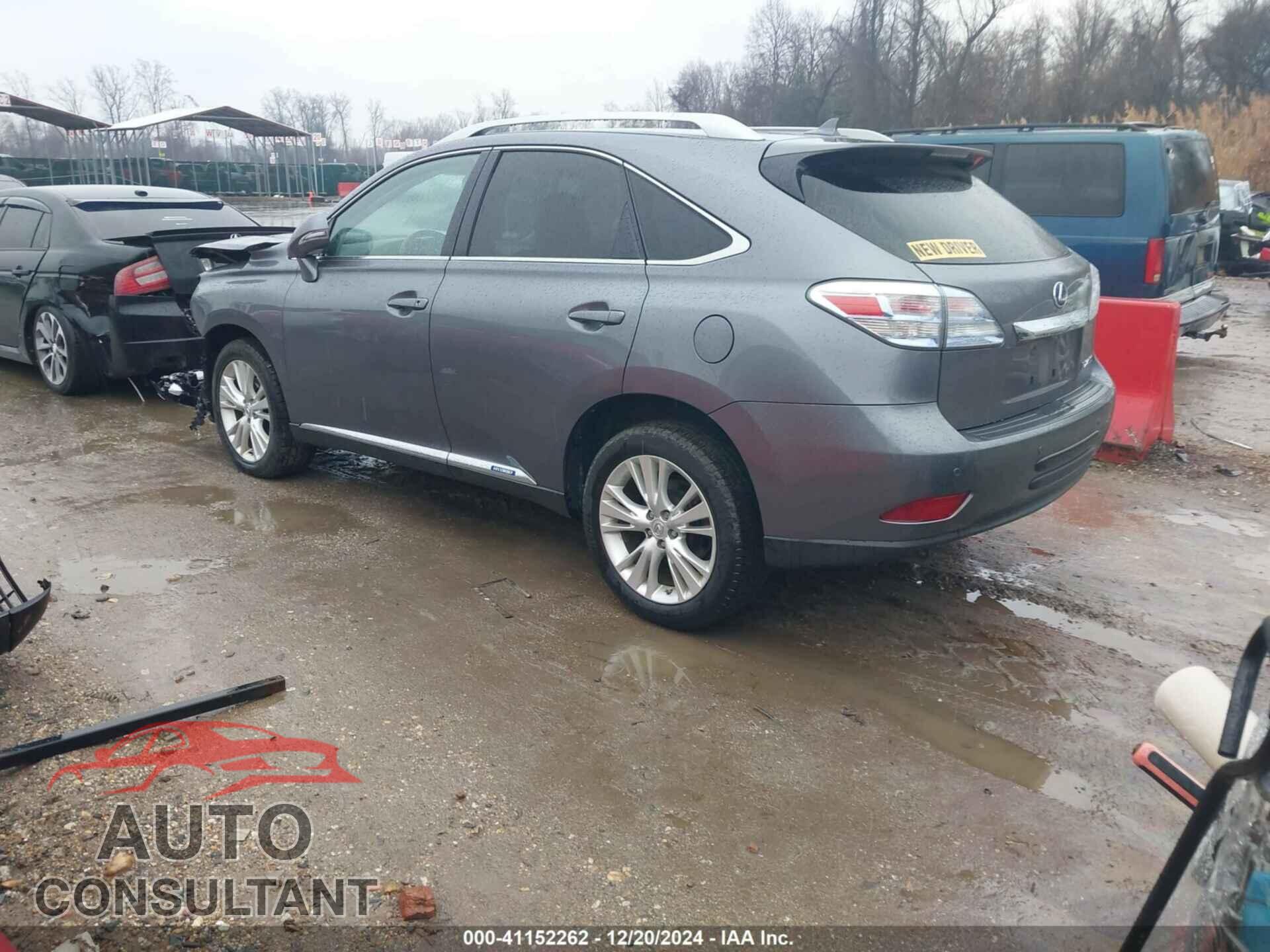 LEXUS RX 450H 2012 - JTJBC1BA4C2428123