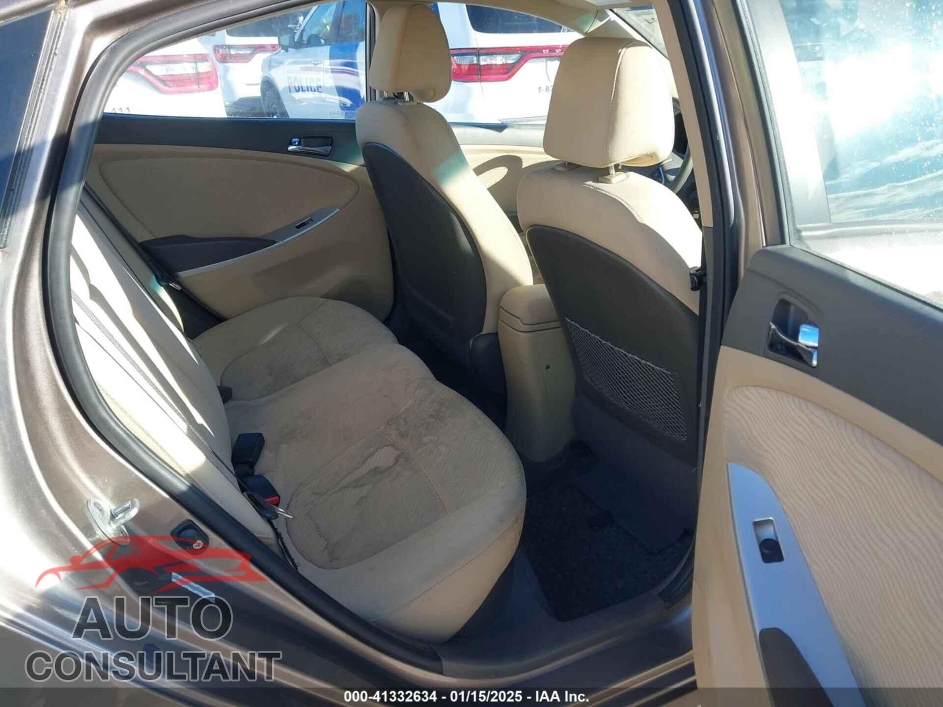 HYUNDAI ACCENT 2012 - KMHCU4AE3CU036681