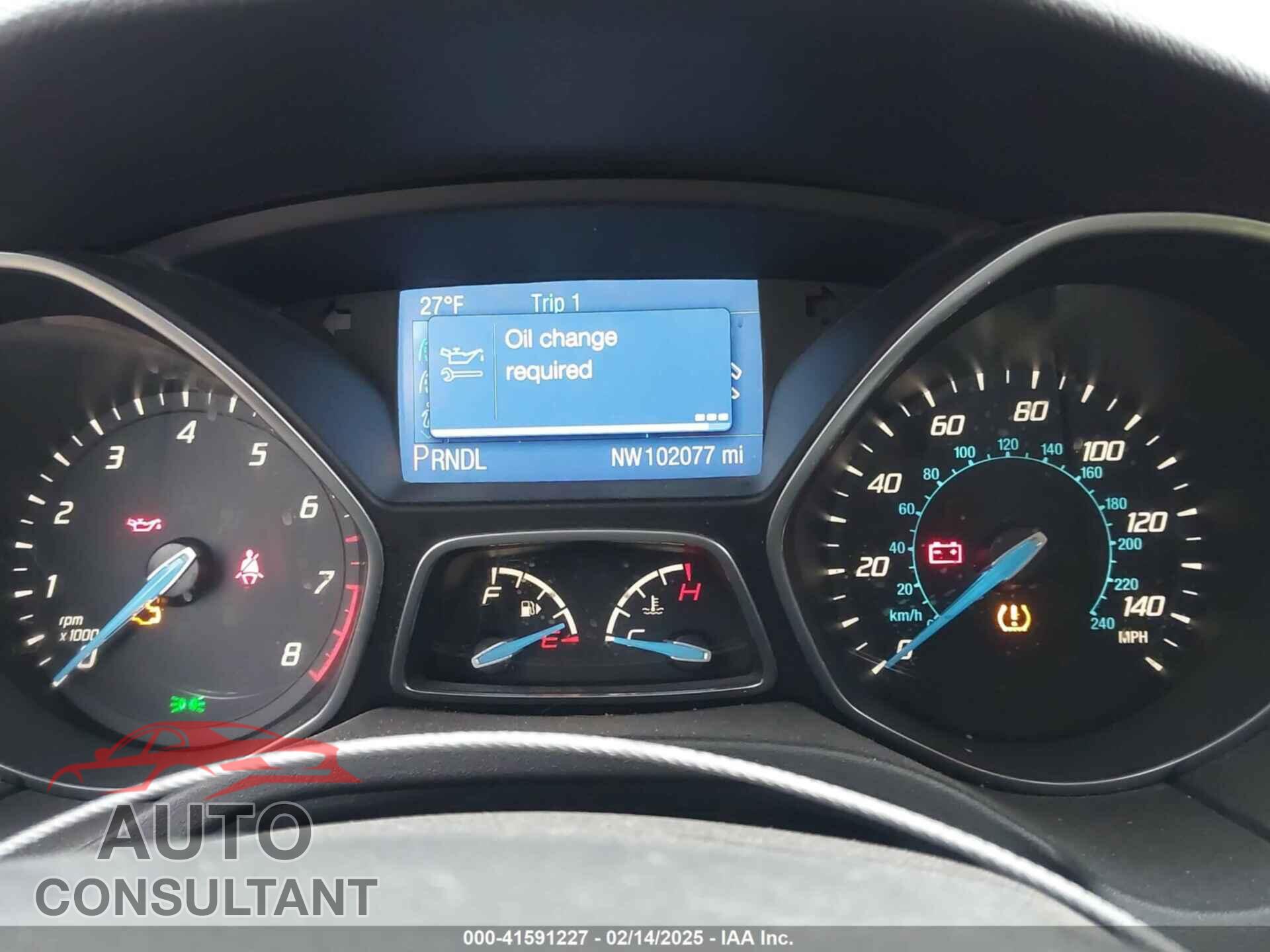 FORD FOCUS 2014 - 1FADP3E2XEL398855