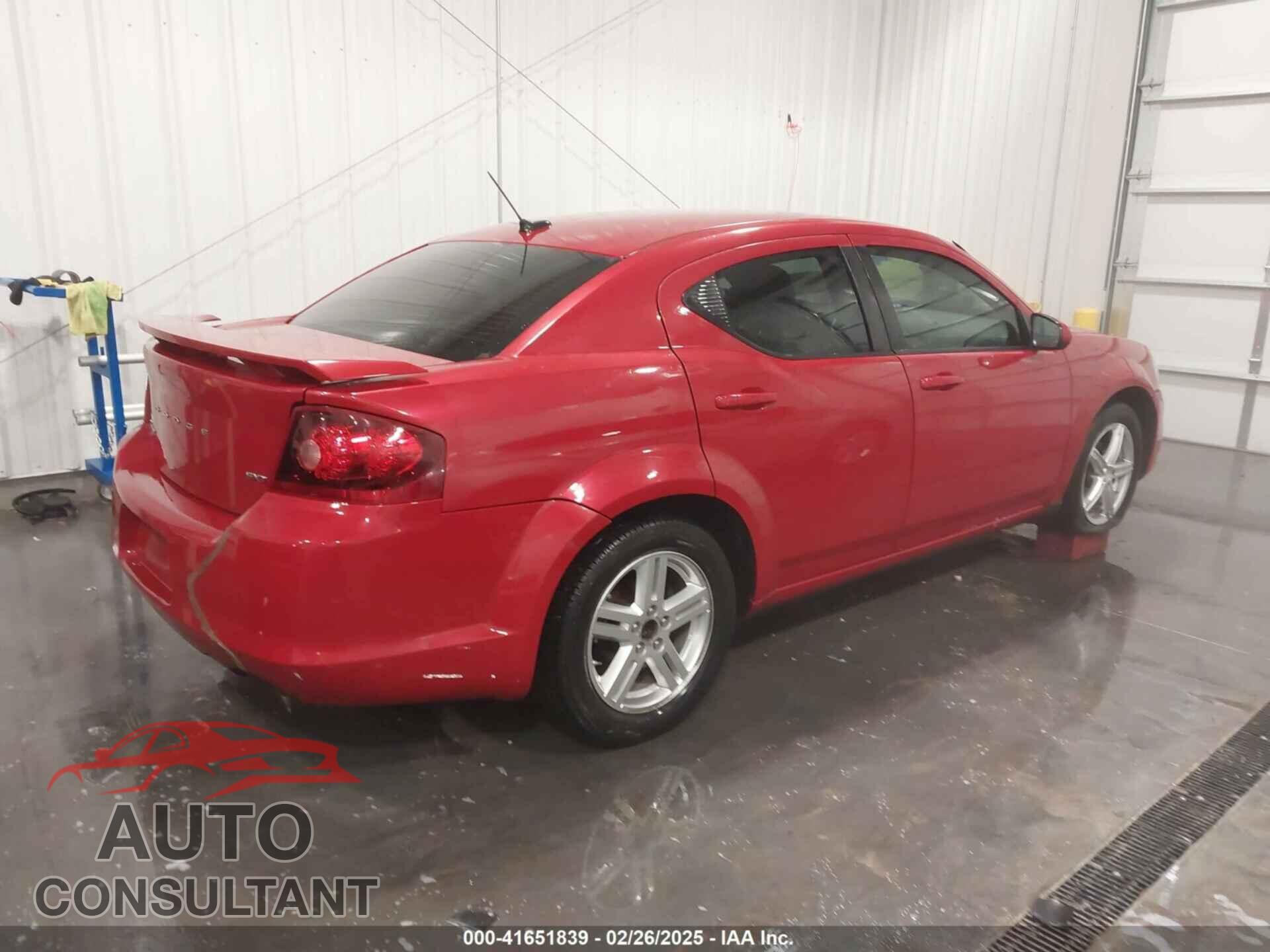 DODGE AVENGER 2013 - 1C3CDZCB5DN547992