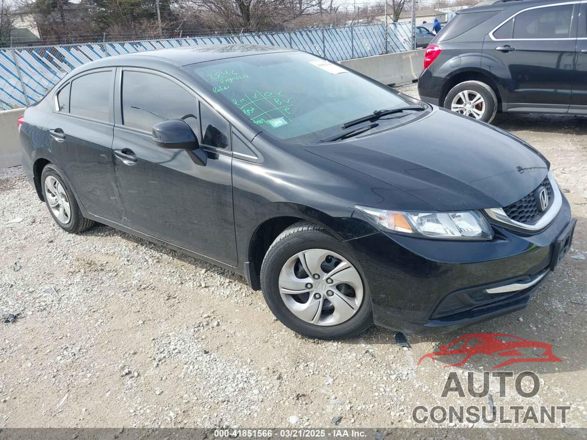 HONDA CIVIC 2013 - 2HGFB2F52DH553996
