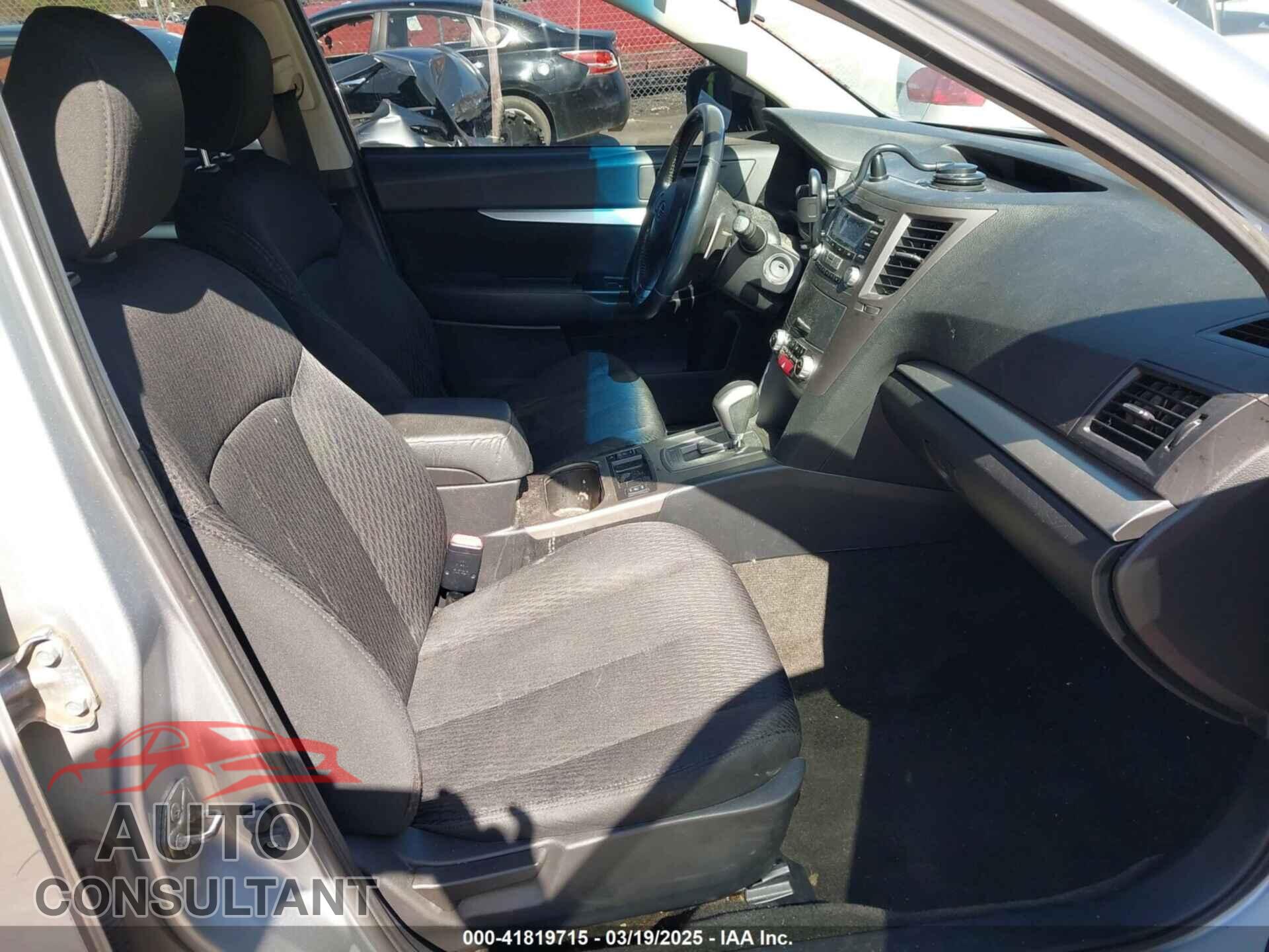SUBARU OUTBACK 2012 - 4S4BRBCC7C3284502