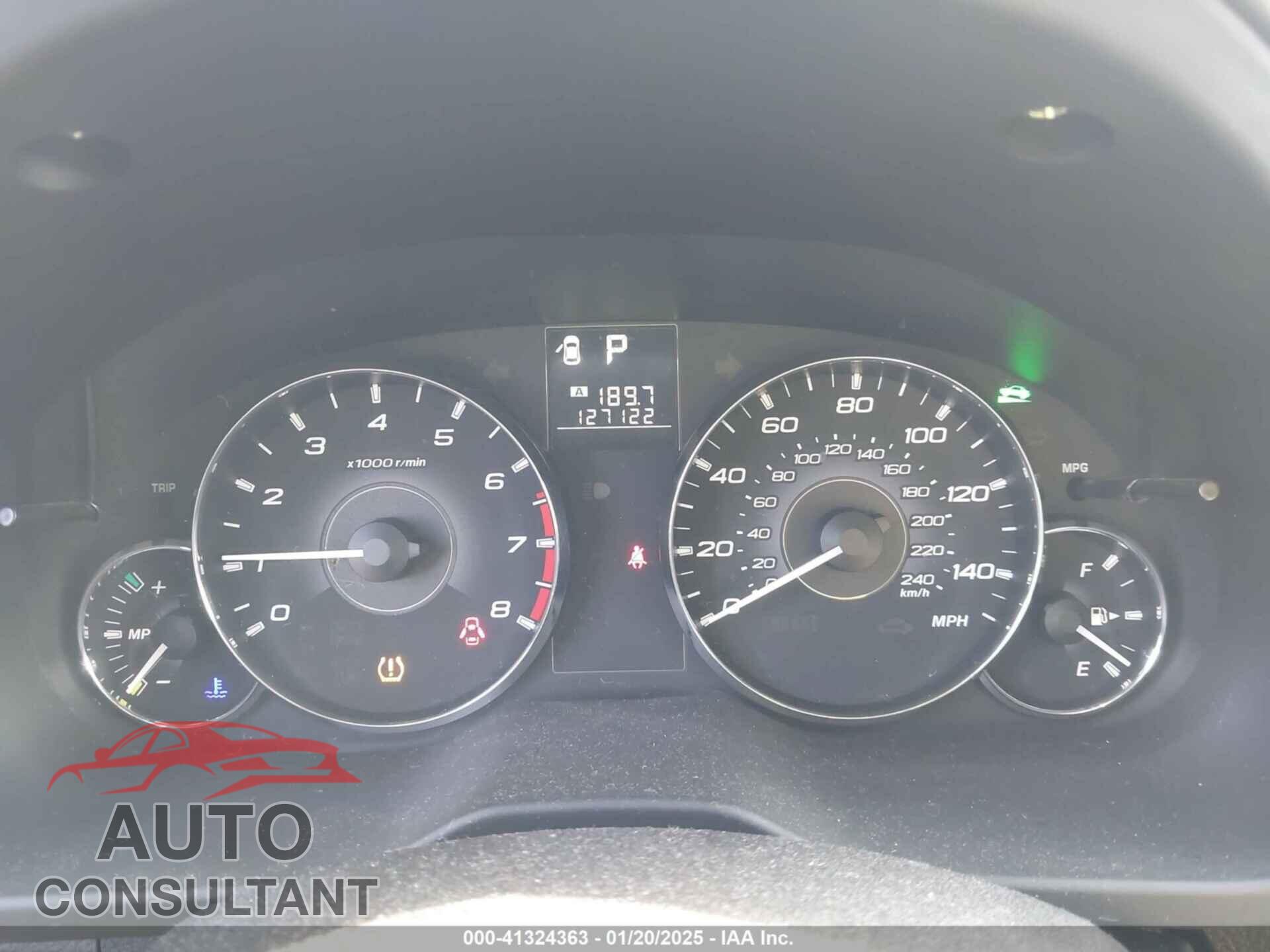 SUBARU OUTBACK 2011 - 4S4BRBLC4B3420597