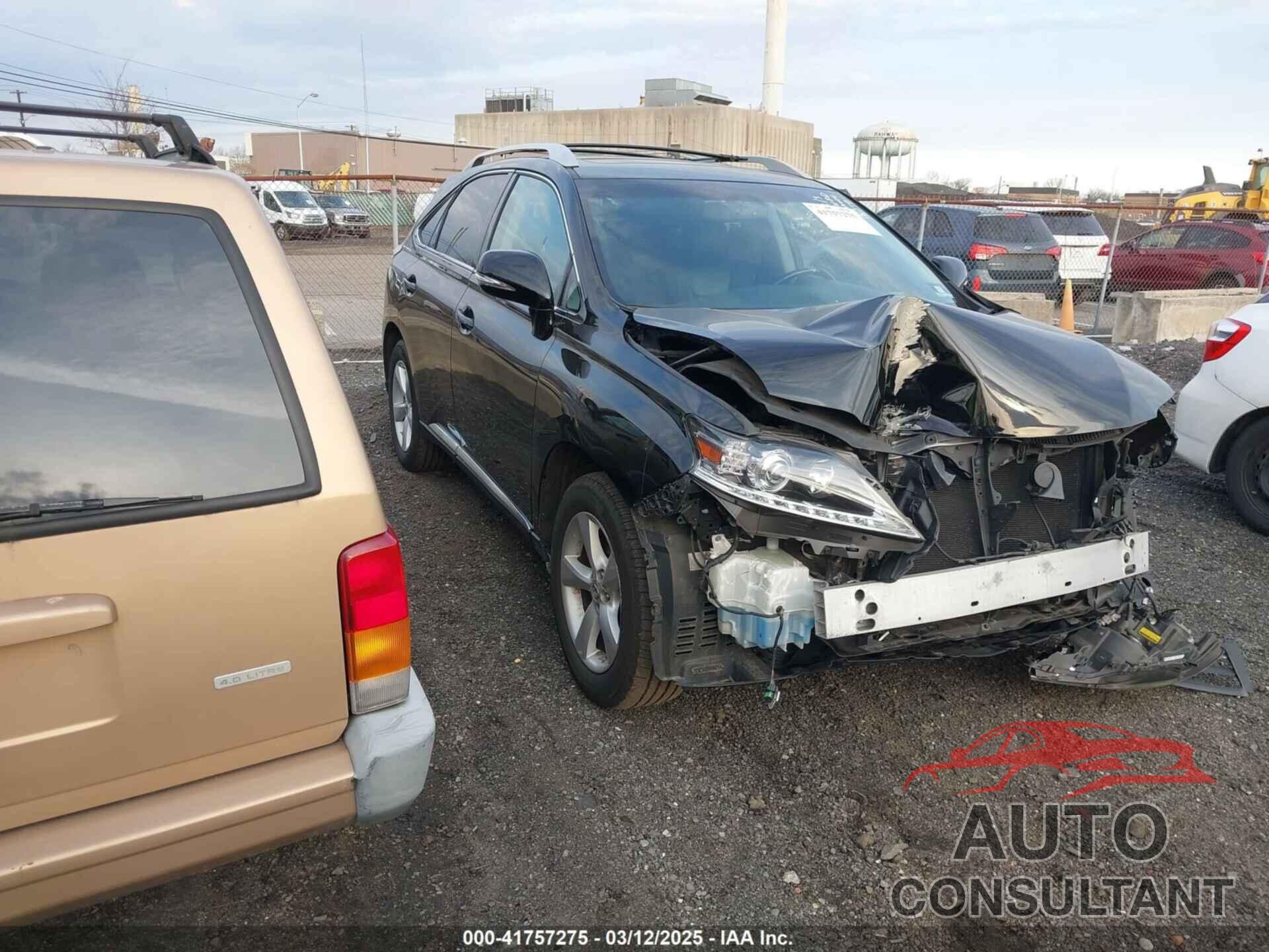 LEXUS RX 350 2013 - 2T2BK1BA8DC221951
