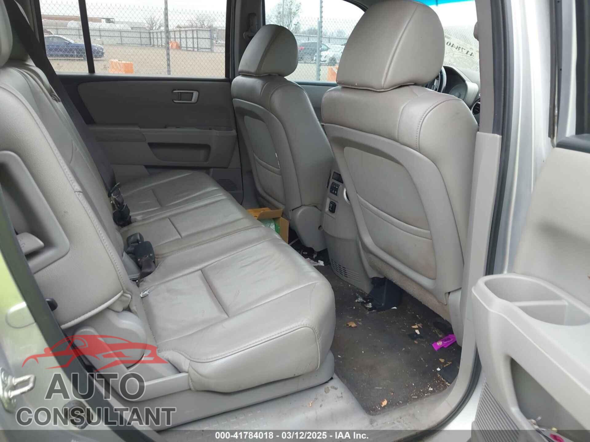 HONDA PILOT 2012 - 5FNYF3H57CB037653