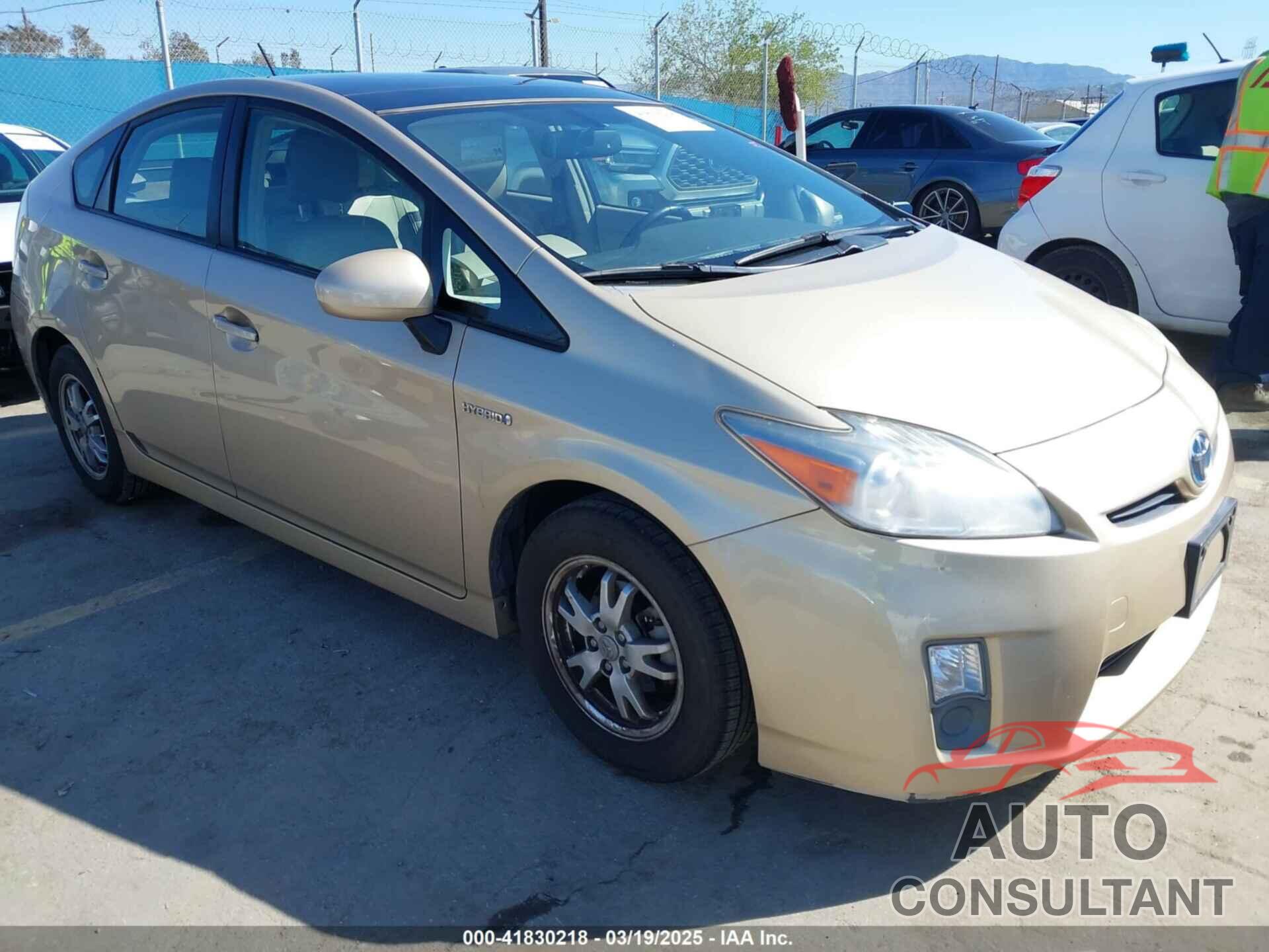 TOYOTA PRIUS 2010 - JTDKN3DU2A1110472