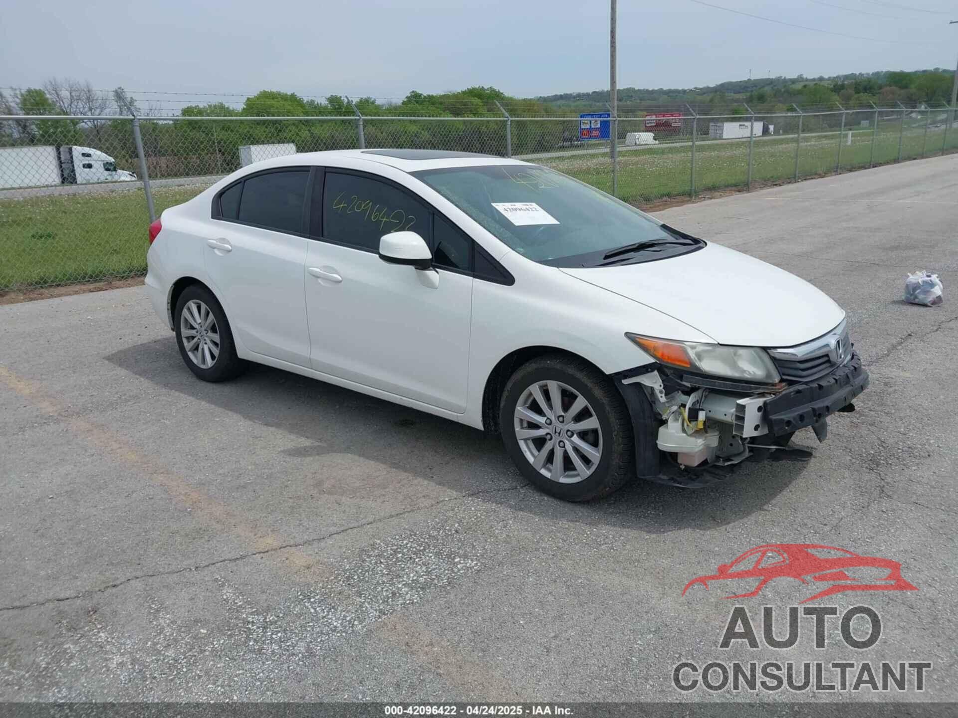 HONDA CIVIC 2012 - 2HGFB2F83CH526489