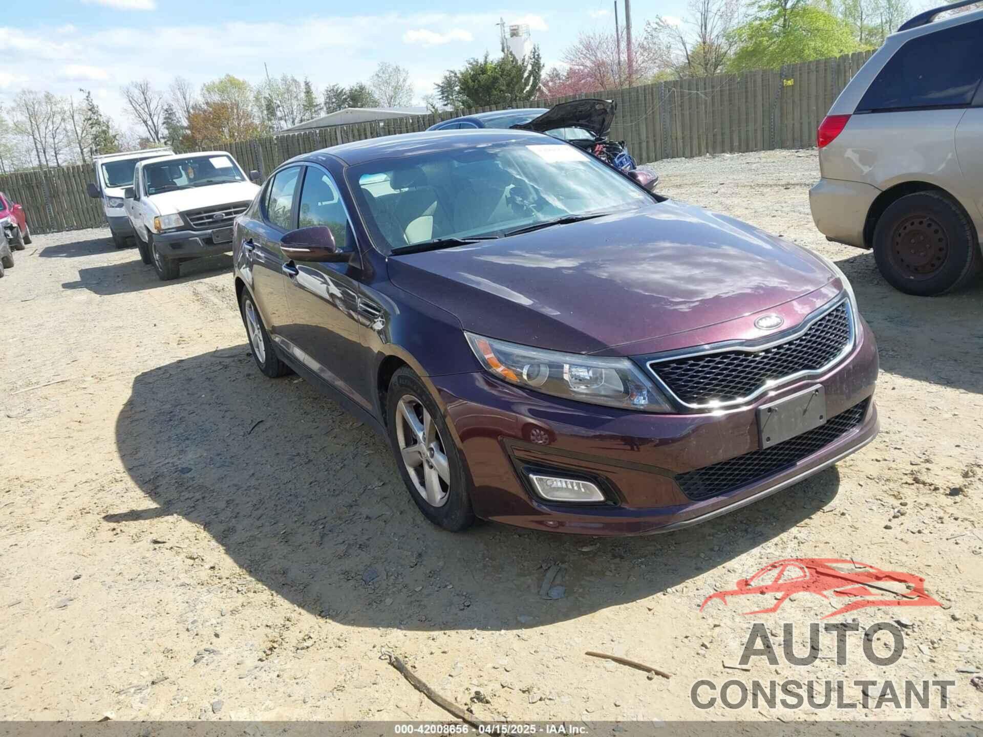 KIA OPTIMA 2014 - 5XXGM4A76EG341740