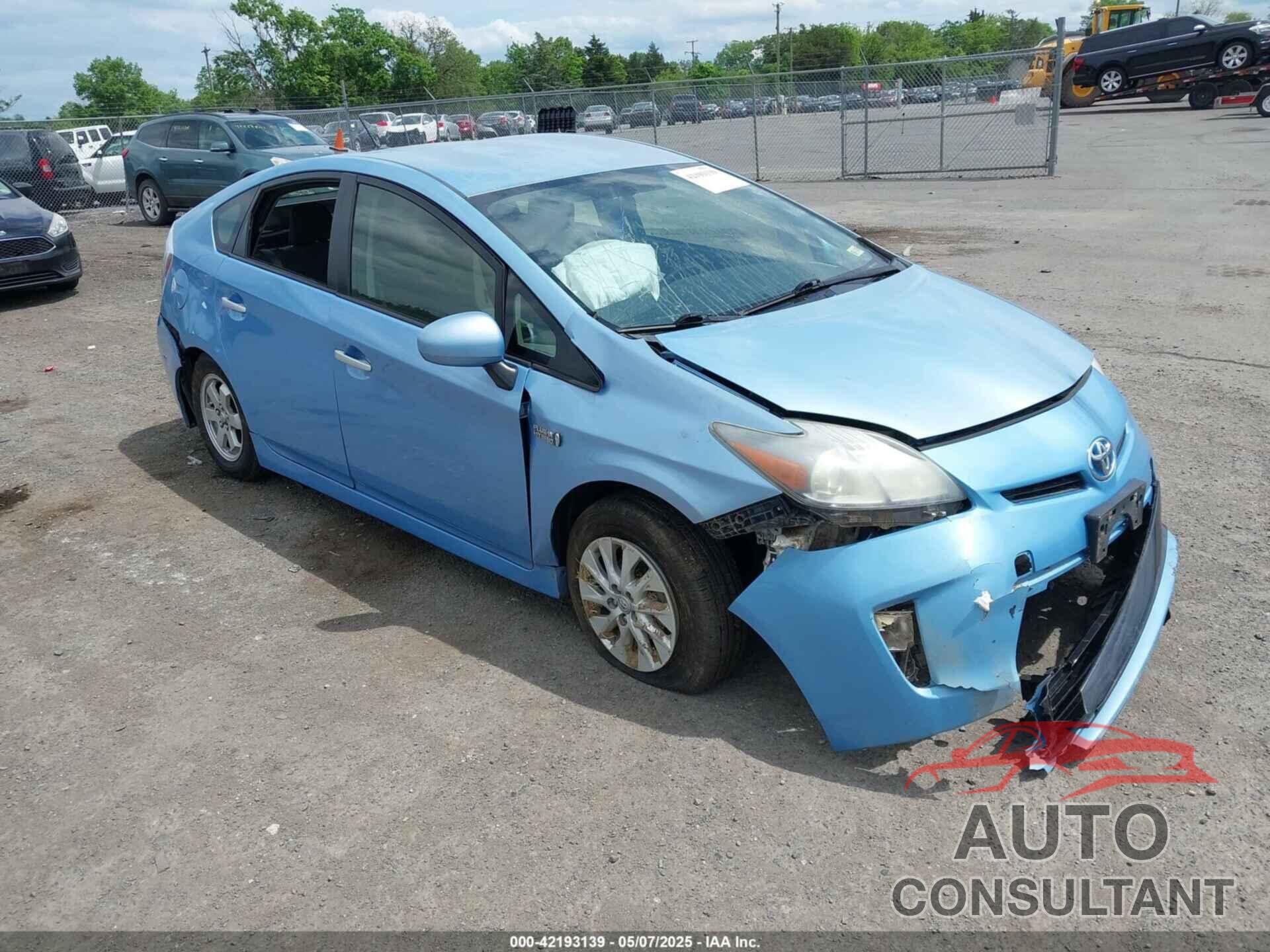 TOYOTA PRIUS PLUG-IN 2012 - JTDKN3DP0C3018925