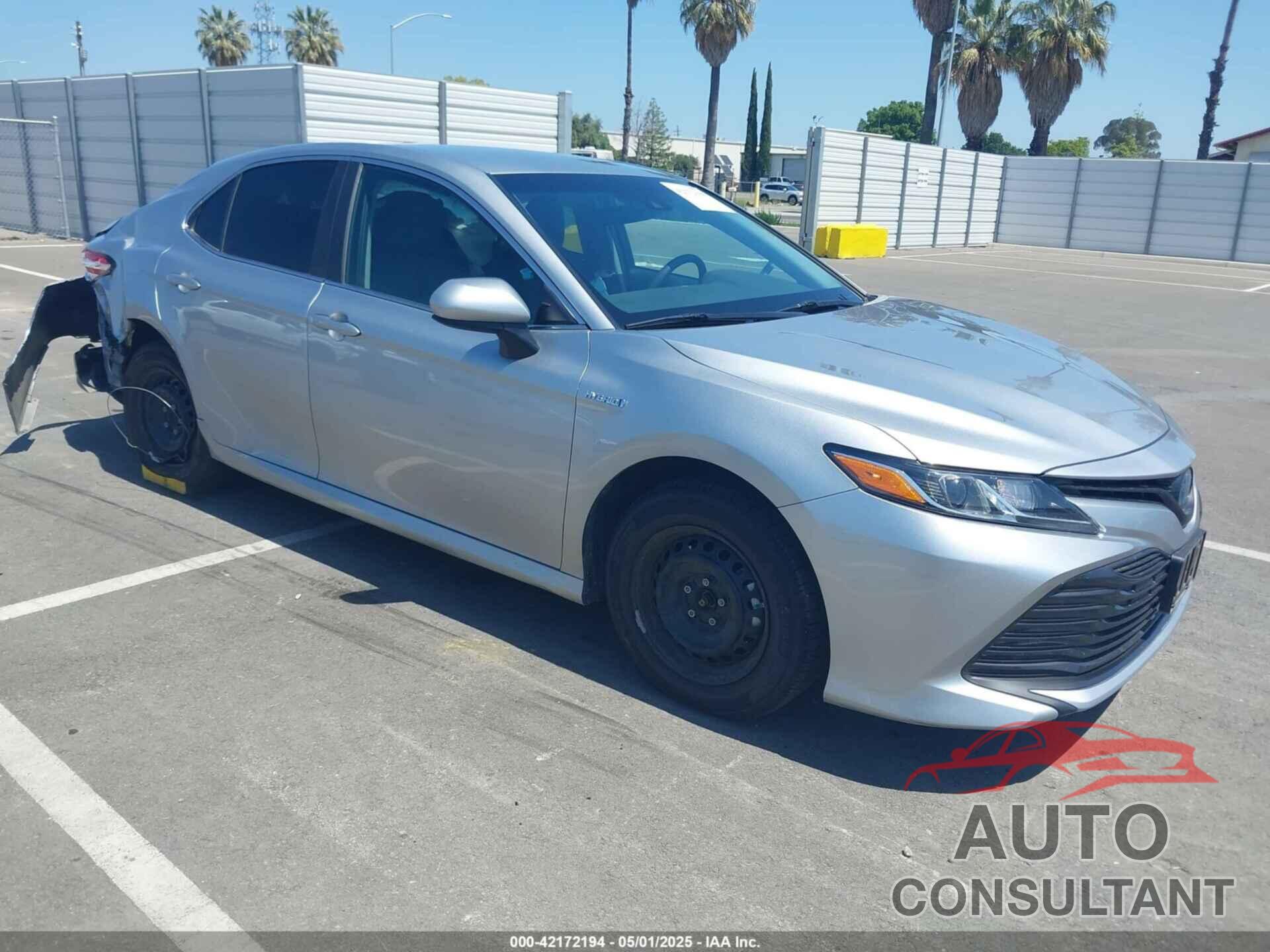 TOYOTA CAMRY HYBRID 2018 - 4T1B31HK9JU505925