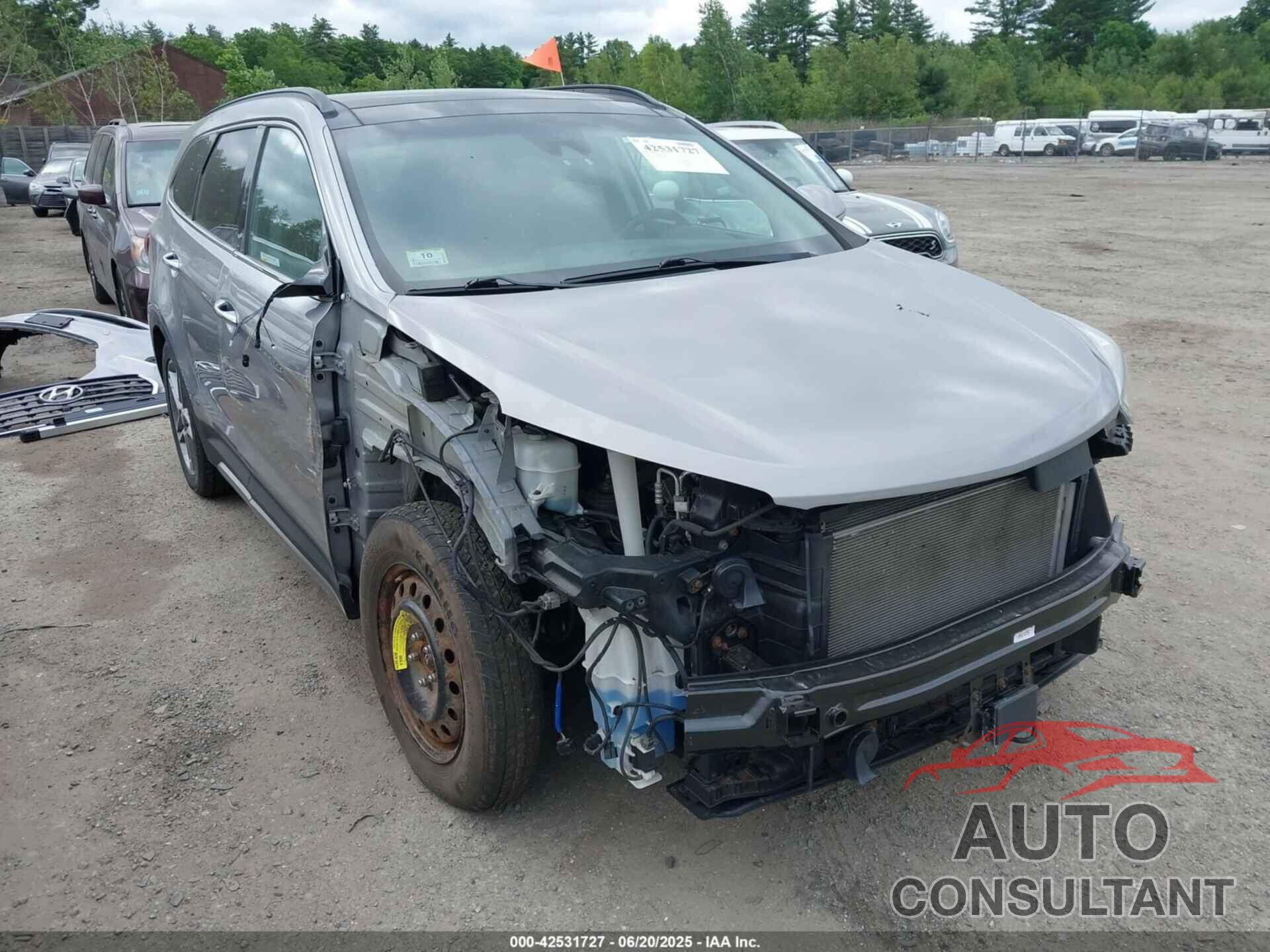 HYUNDAI SANTA FE 2017 - KM8SRDHF4HU201382