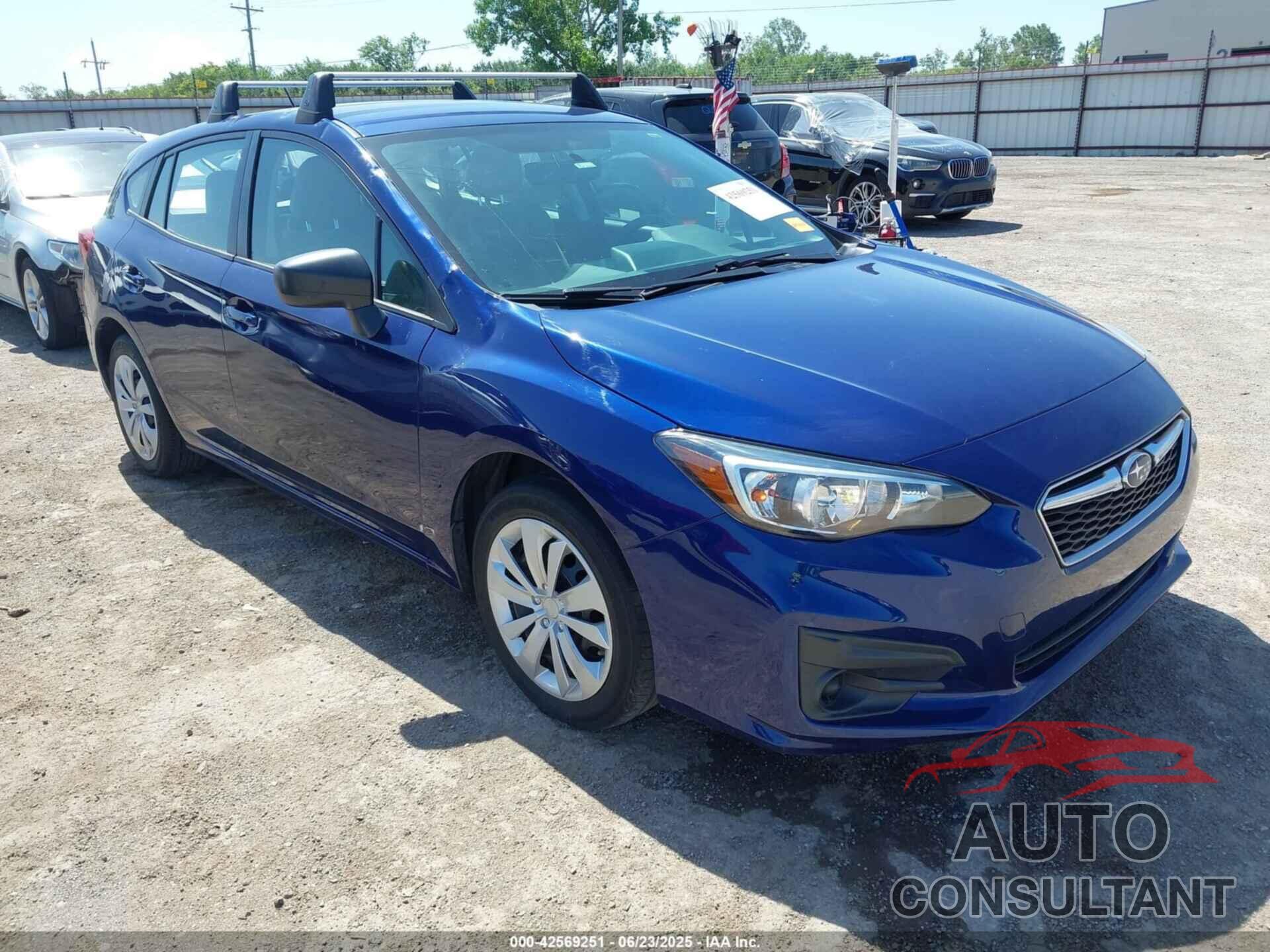 SUBARU IMPREZA 2018 - 4S3GTAA69J3712957