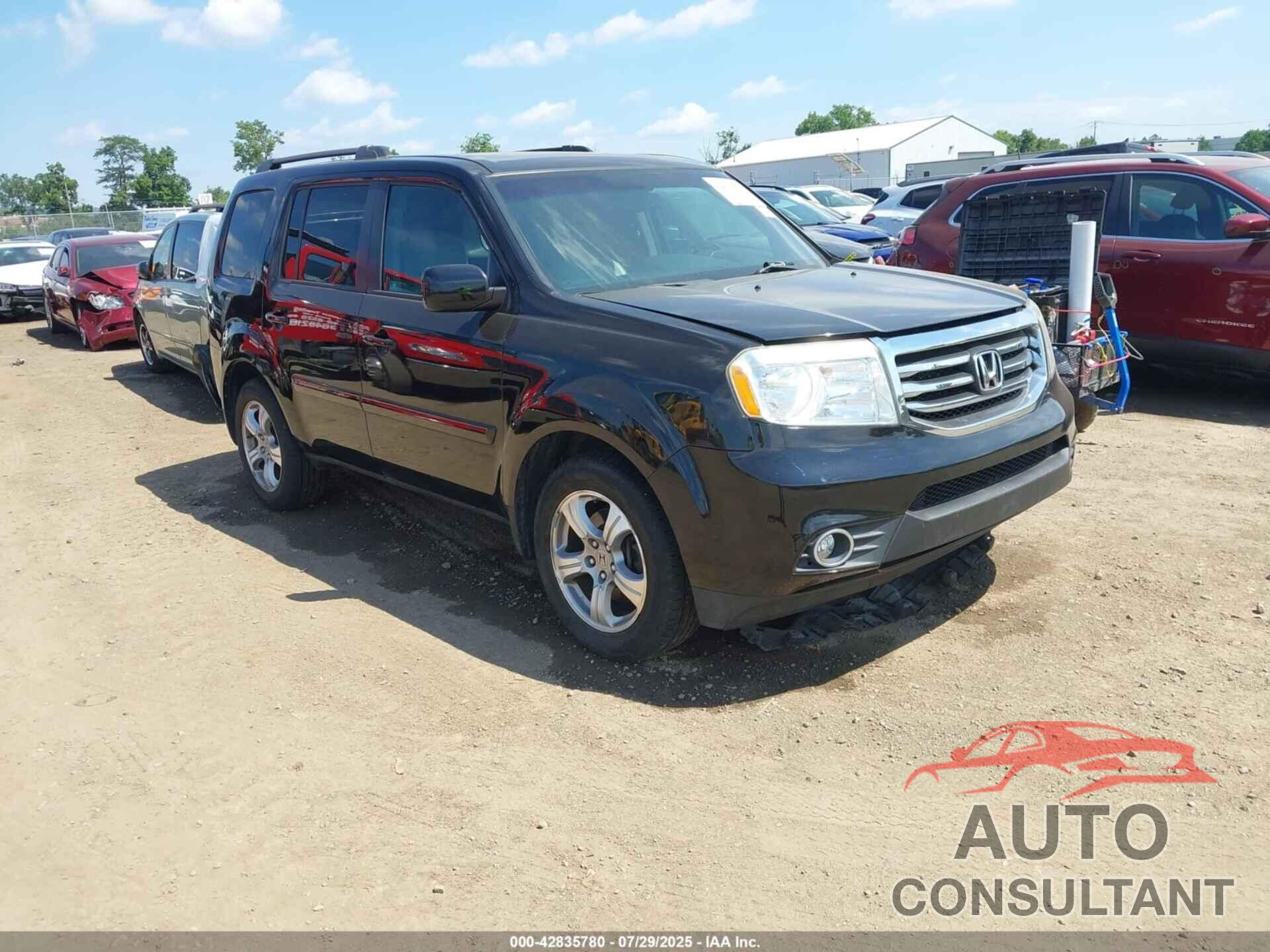 HONDA PILOT 2012 - 5FNYF4H60CB018392
