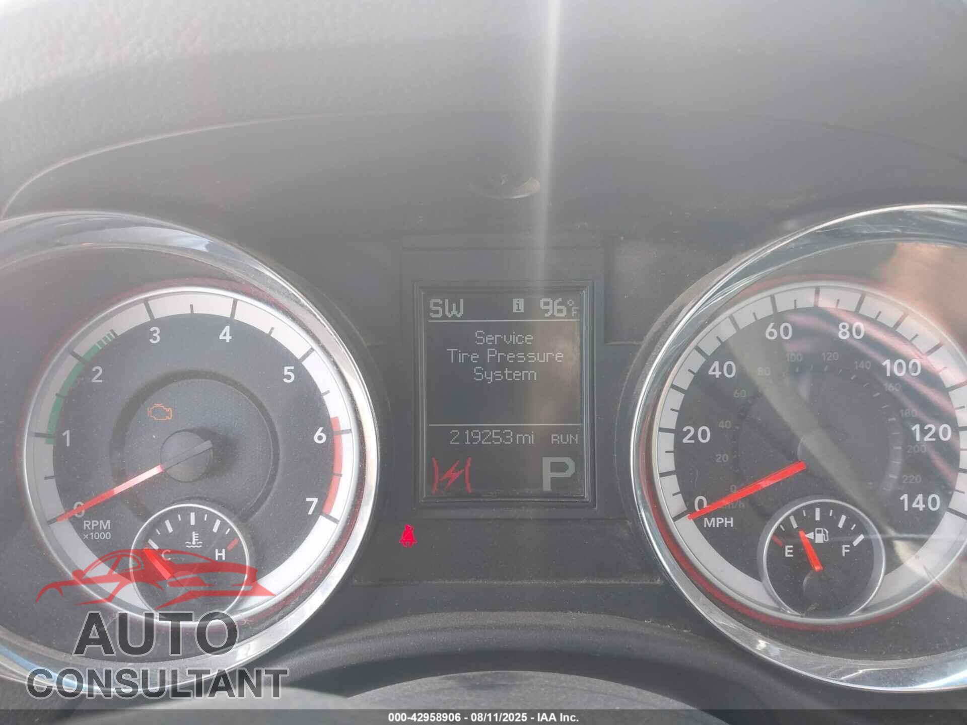 DODGE DURANGO 2011 - 1D4SE5GT4BC604548