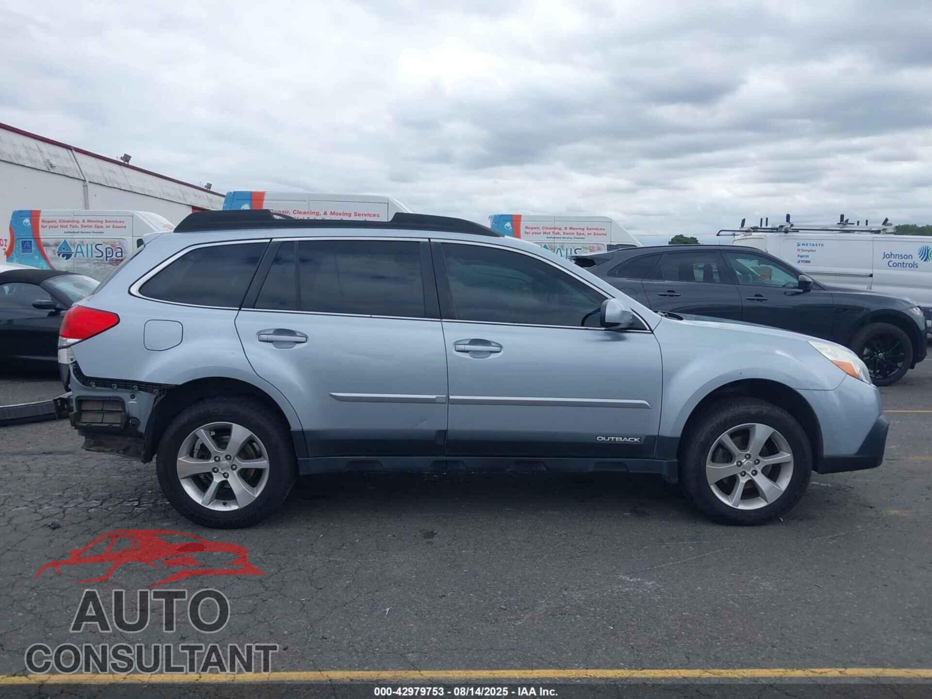 SUBARU OUTBACK 2013 - 4S4BRBKC1D3306819