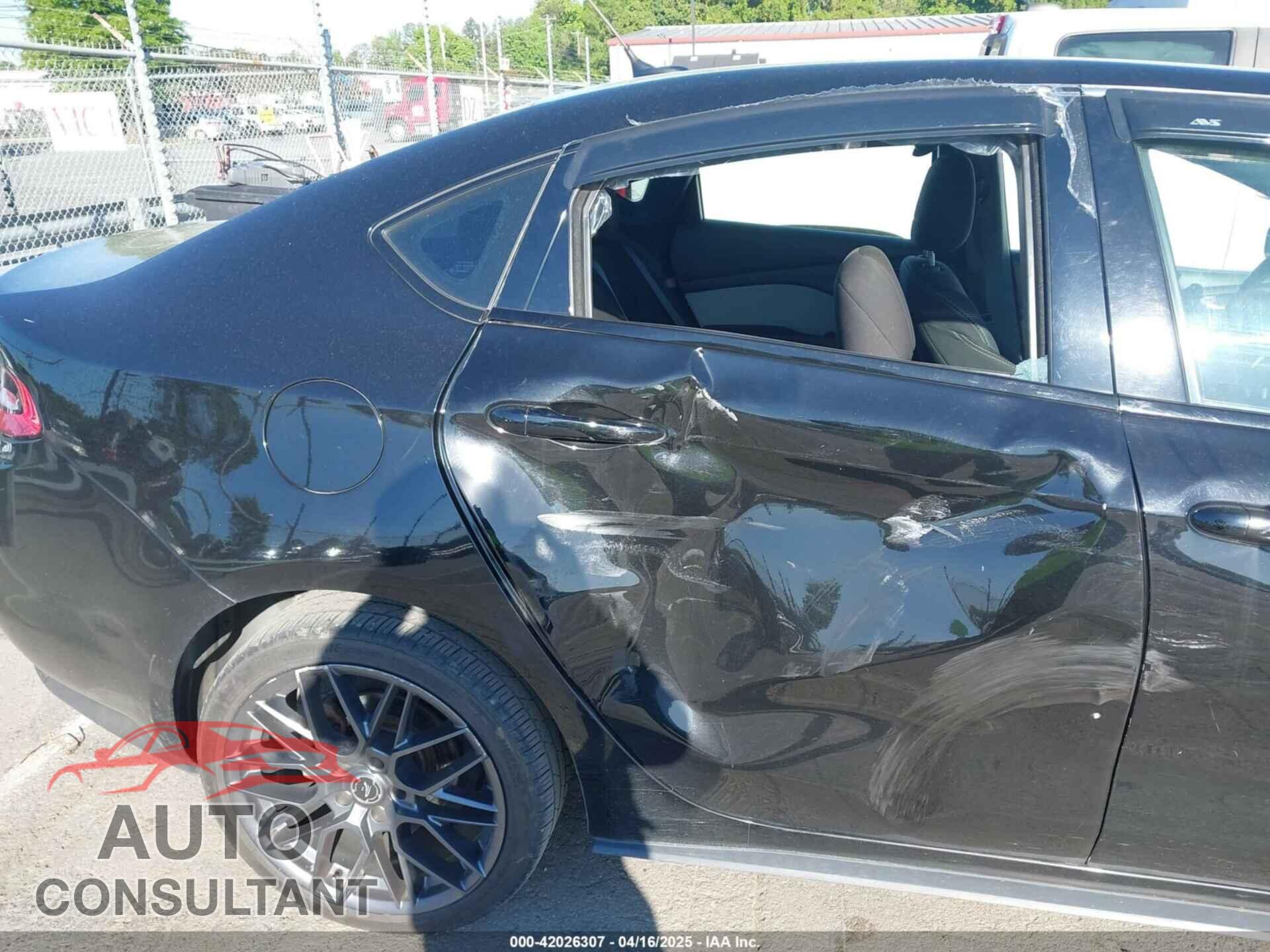 DODGE DART 2015 - 1C3CDFBB7FD320604