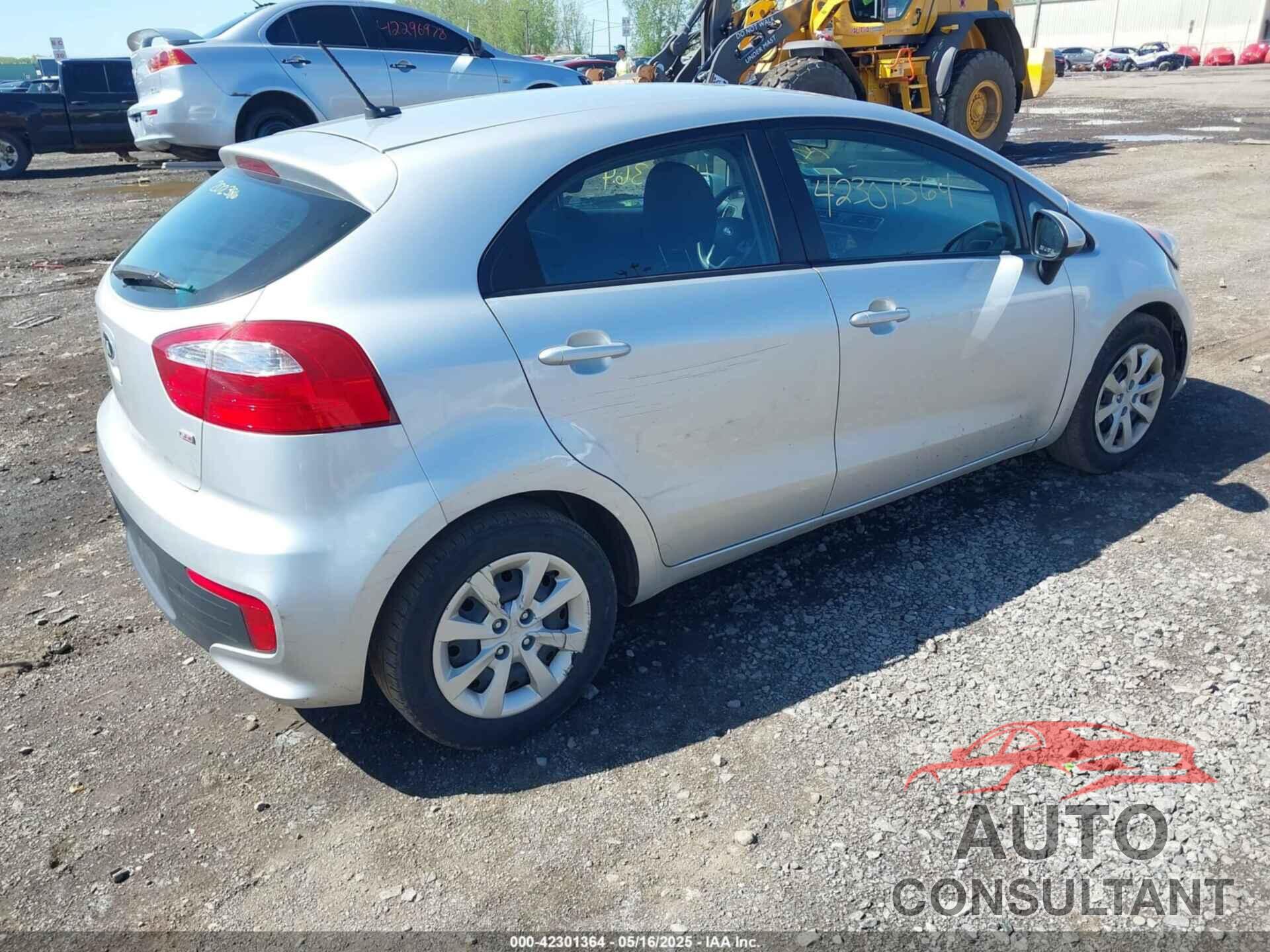 KIA RIO 2016 - KNADM5A39G6601519
