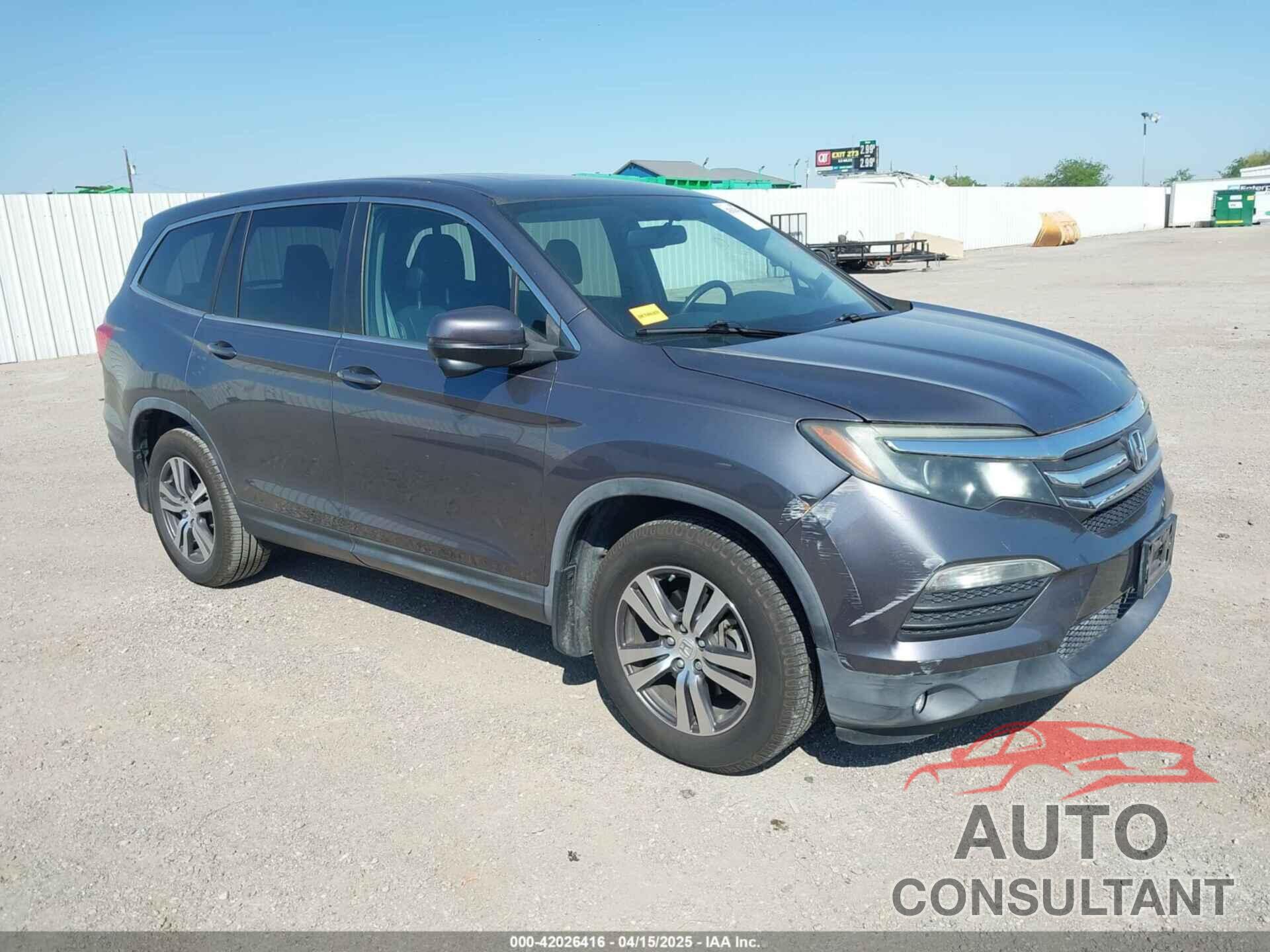 HONDA PILOT 2017 - 5FNYF5H5XHB006741