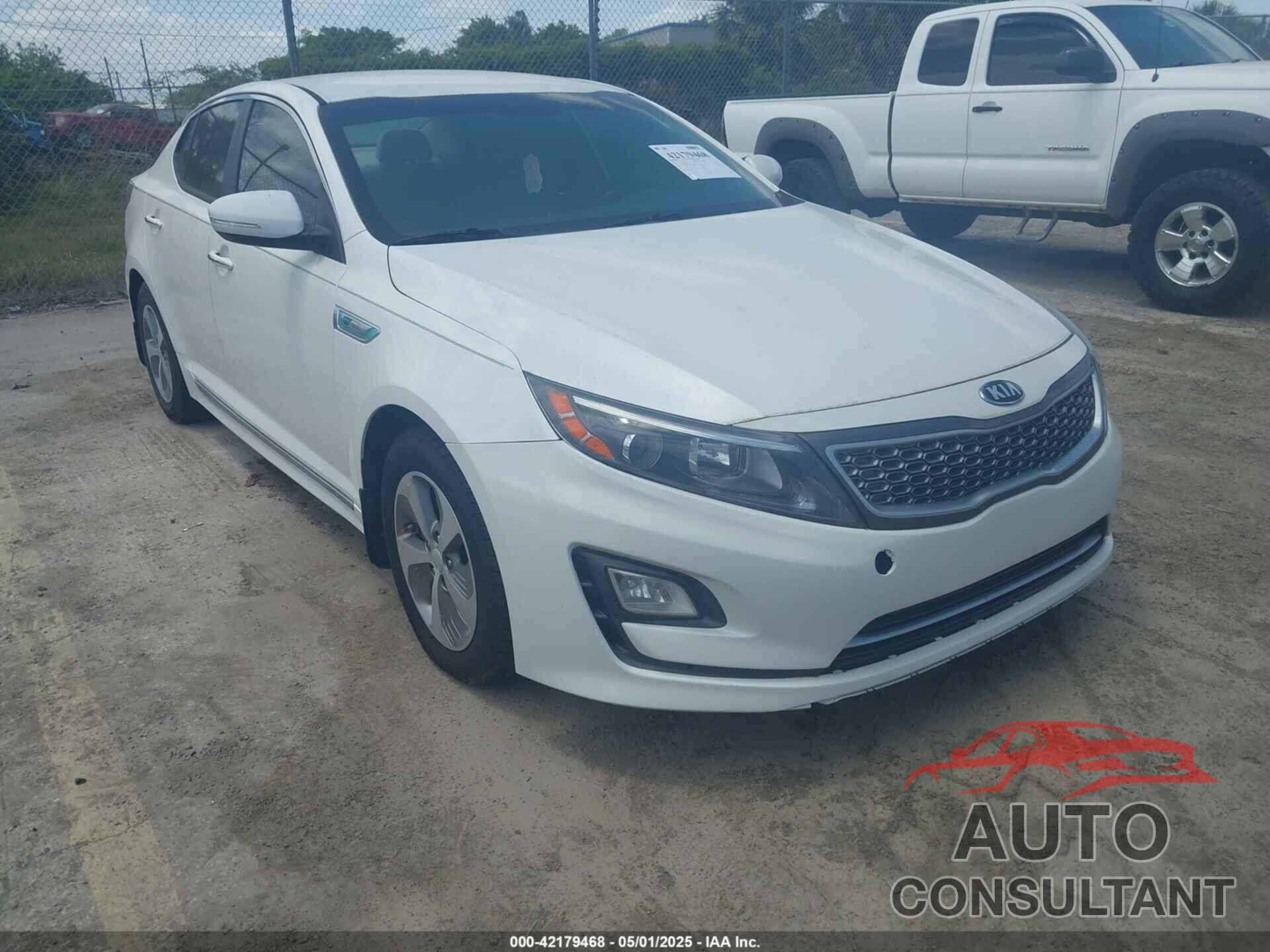 KIA OPTIMA HYBRID 2014 - KNAGM4AD7E5075376