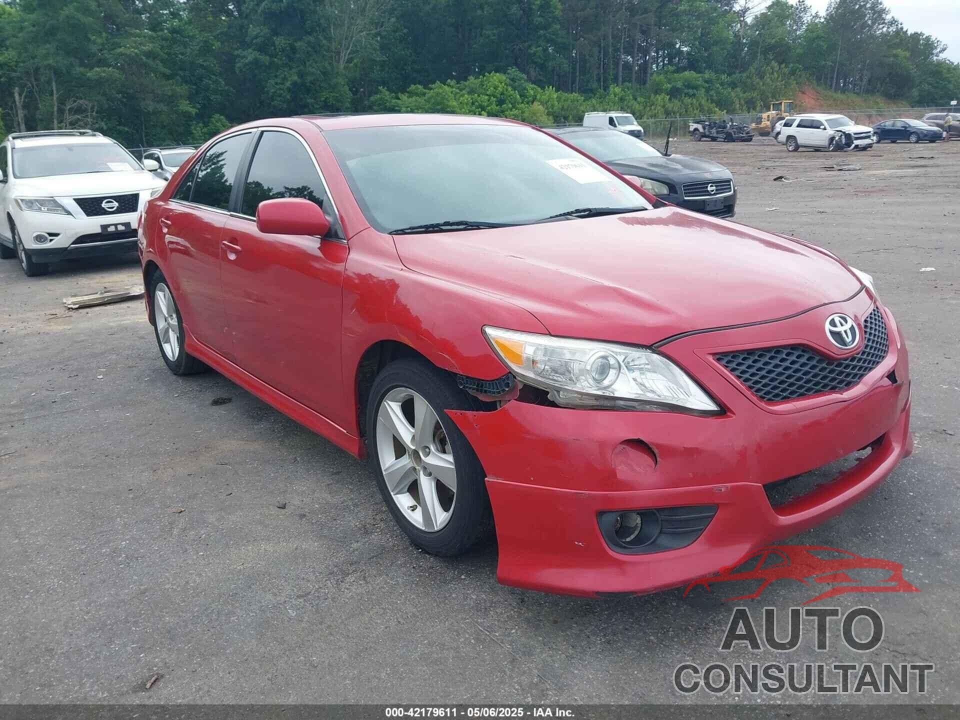 TOYOTA CAMRY 2010 - 4T1BF3EK4AU508576