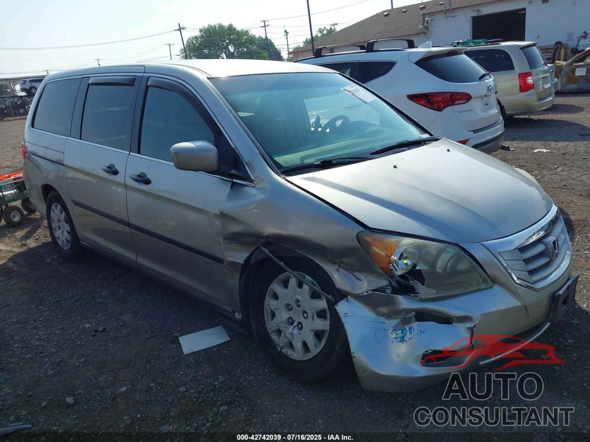 HONDA ODYSSEY 2009 - 5FNRL382X9B049310