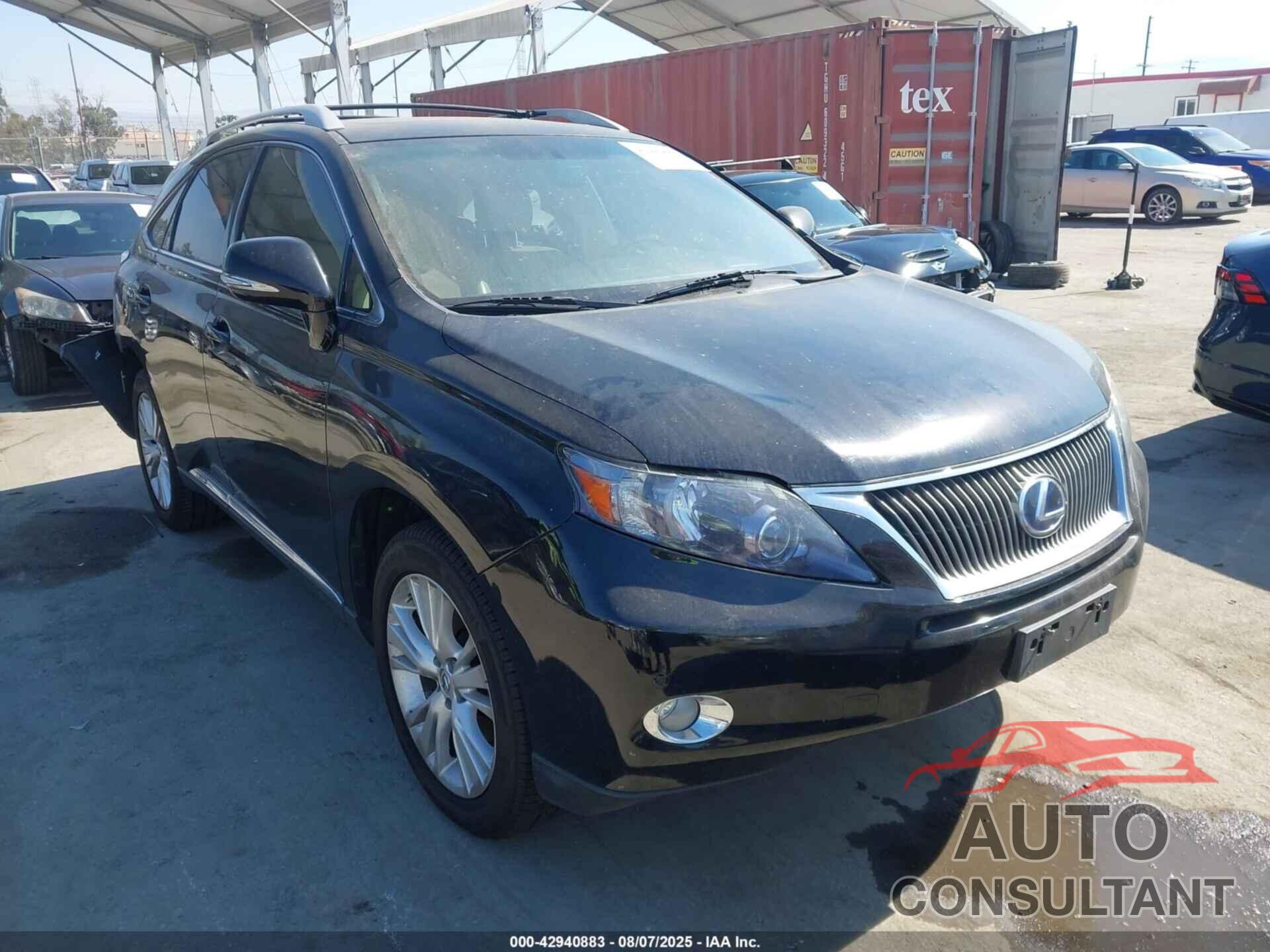 LEXUS RX 450H 2010 - JTJBC1BA9A2013232