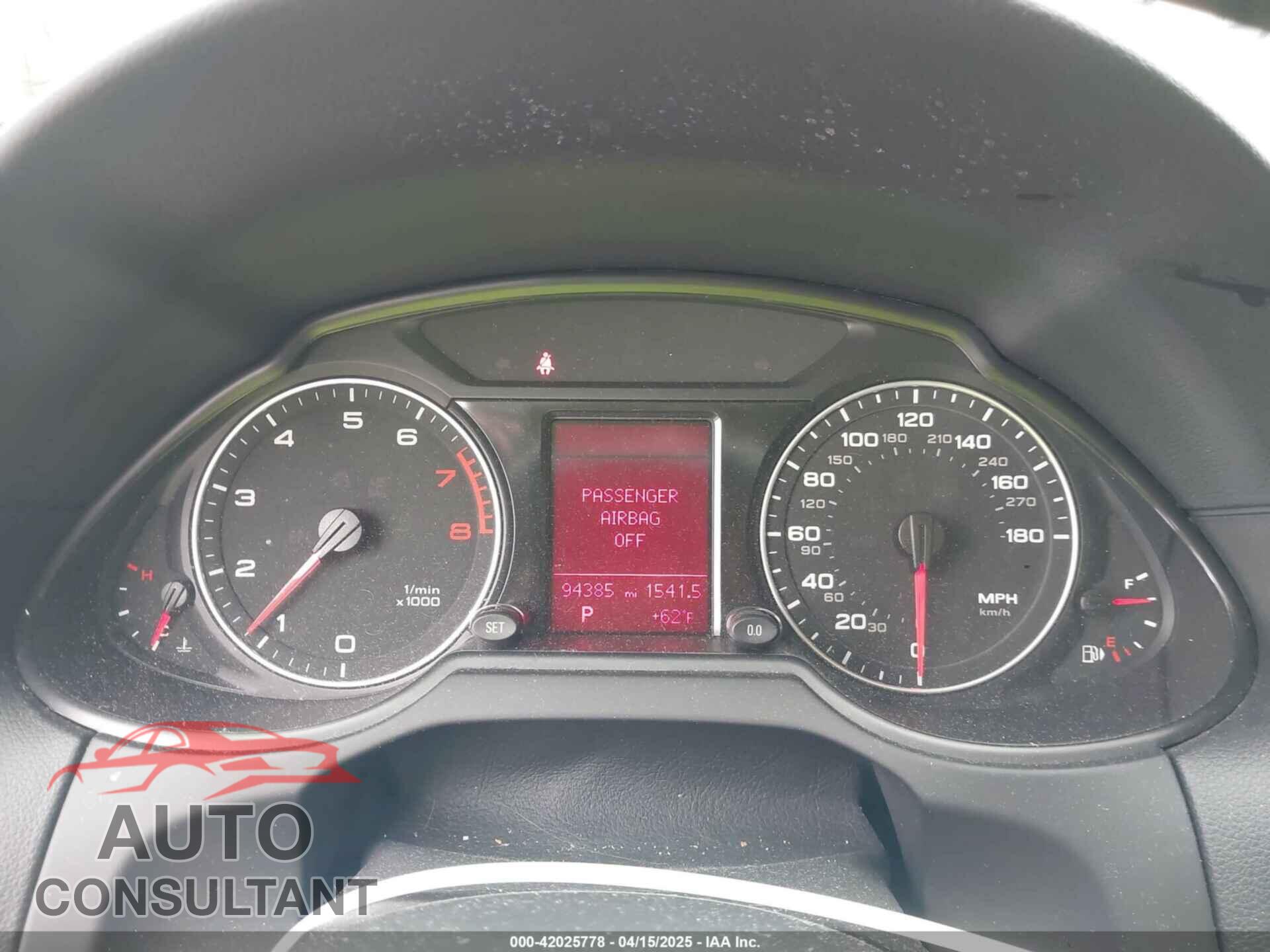 AUDI Q5 2012 - WA1CFAFP7CA044320