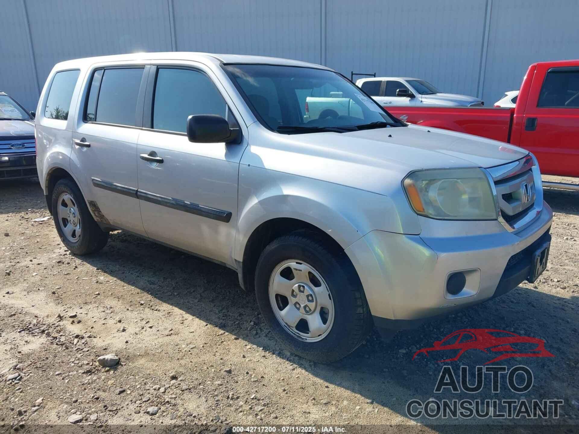 HONDA PILOT 2011 - 5FNYF3H2XBB021290