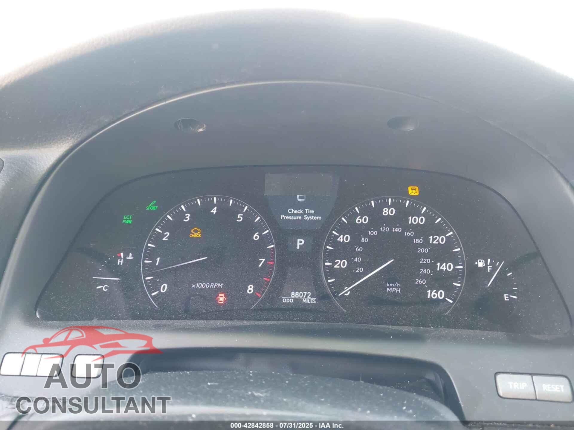 LEXUS LS 460 2009 - JTHCL46F295003410